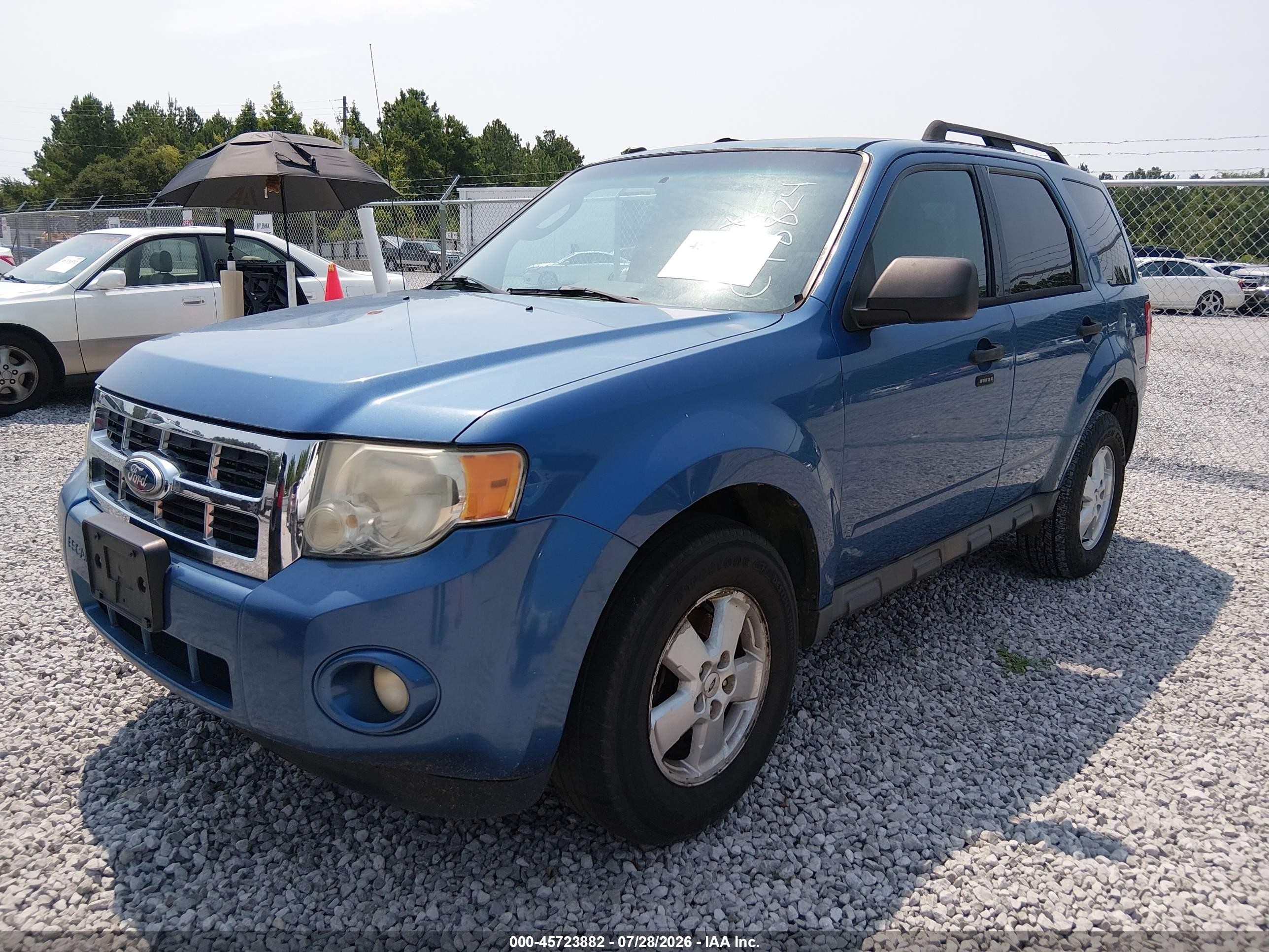 2010 Ford Escape Xlt Blue vin: 1FMCU0DG5AKC78824