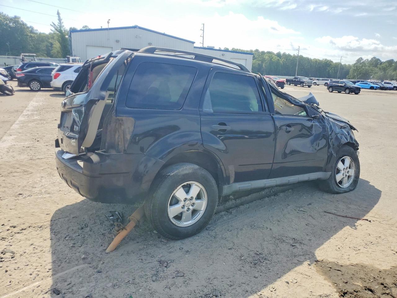 2010 Ford Escape Xlt Black vin: 1FMCU0DG5AKC87815