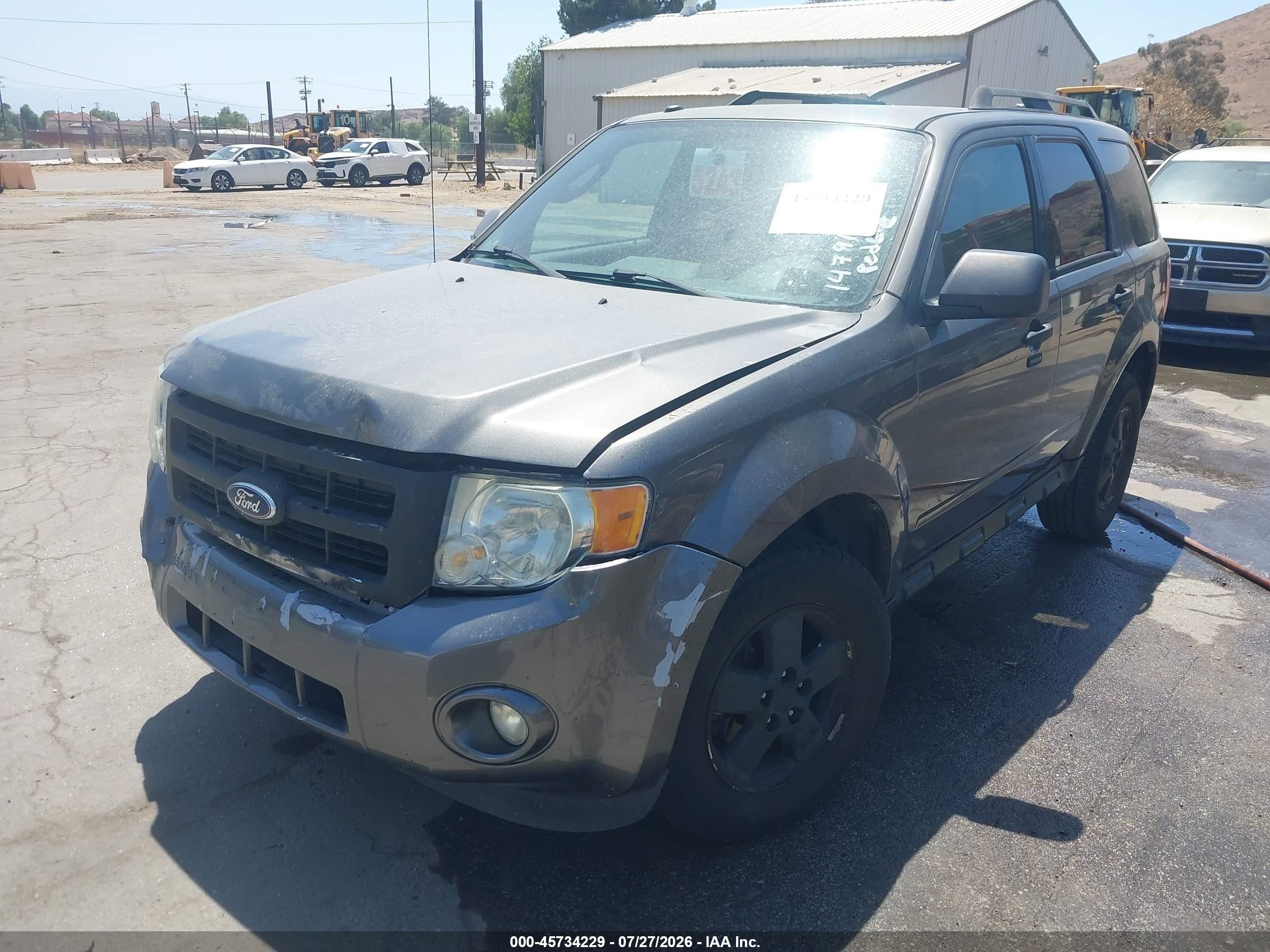 2011 Ford Escape Xlt Gray vin: 1FMCU0DG5BKA98843