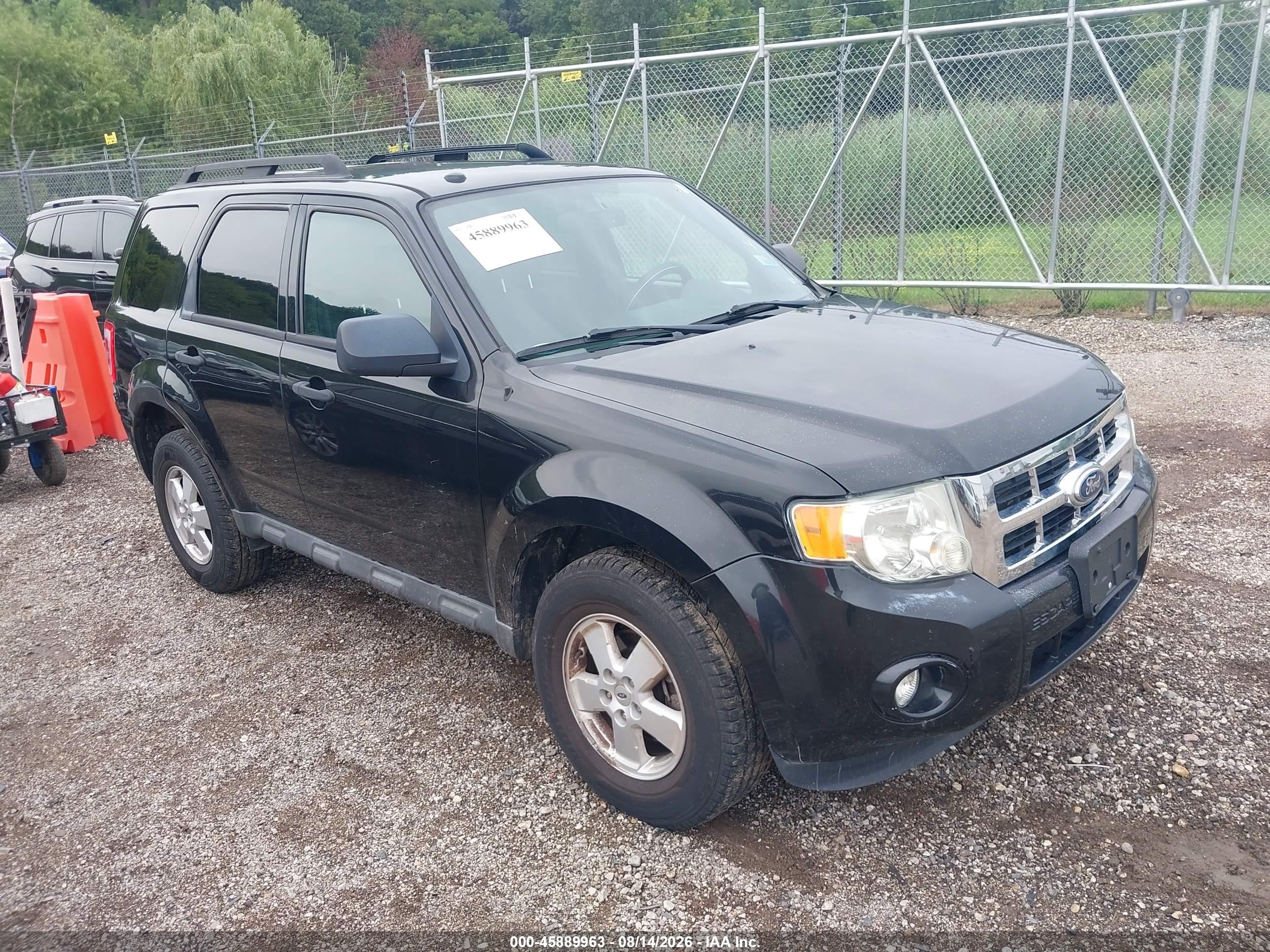 2011 Ford Escape Xlt Black vin: 1FMCU0DG5BKB30089