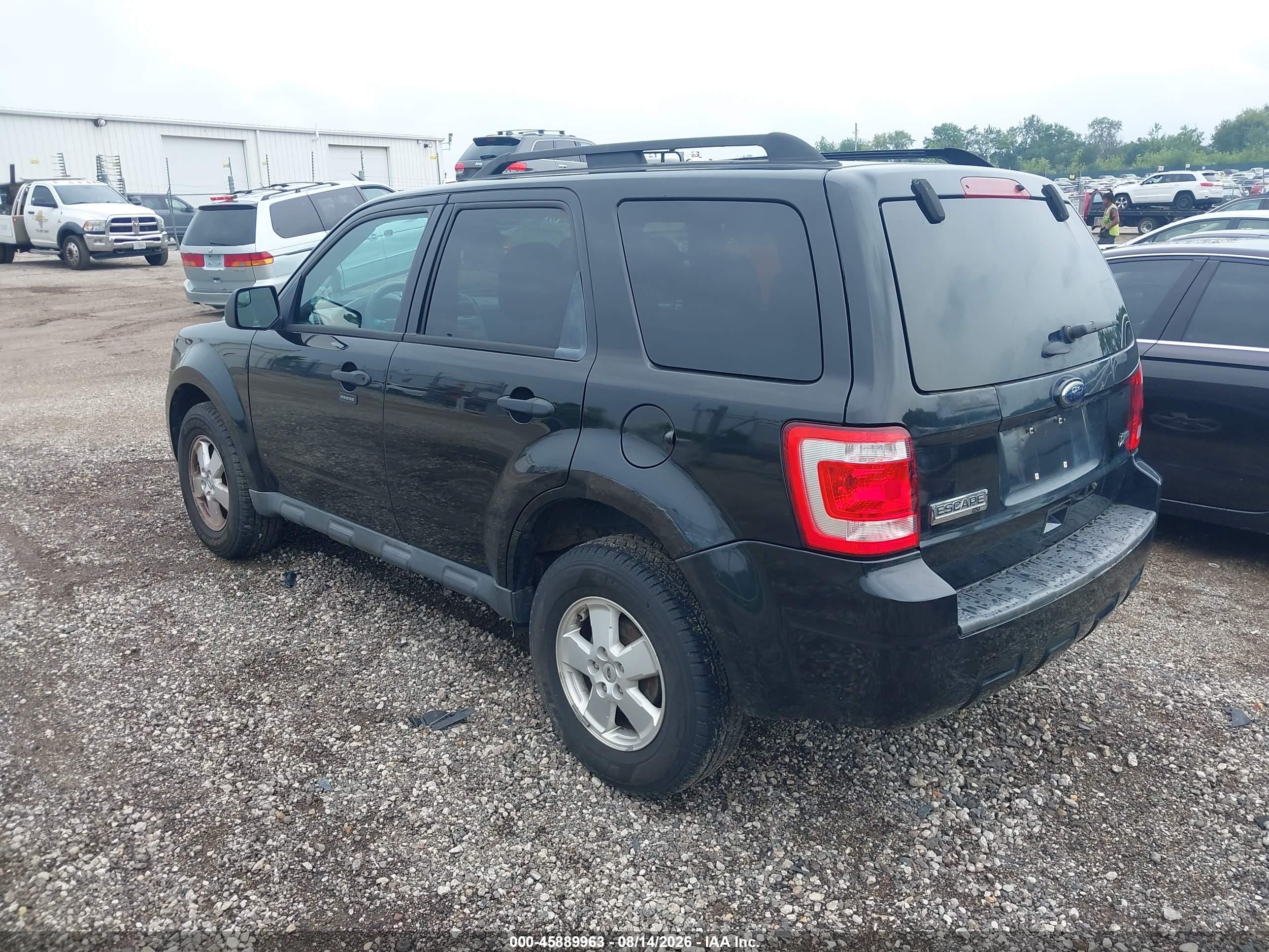 2011 Ford Escape Xlt Black vin: 1FMCU0DG5BKB30089