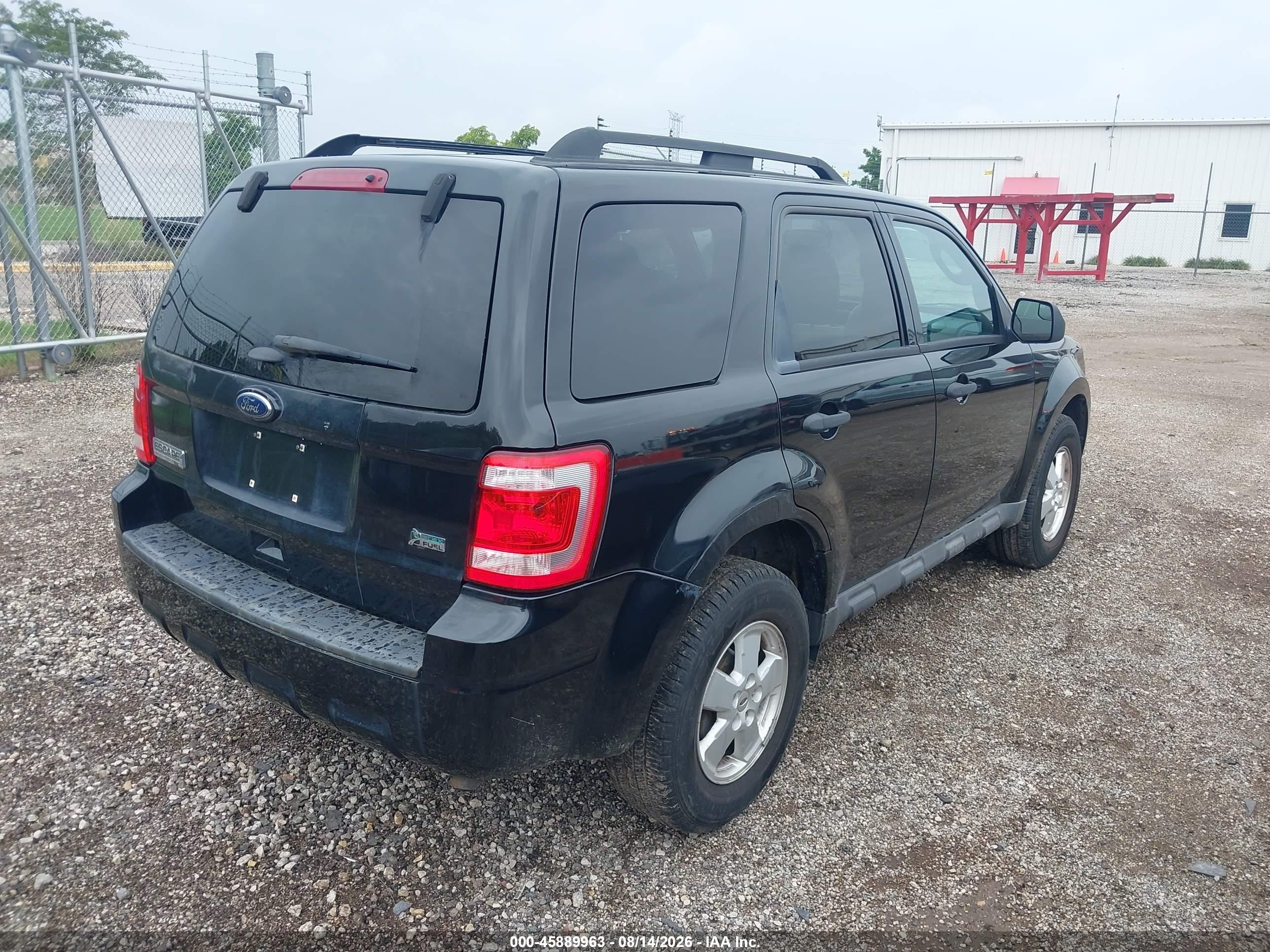2011 Ford Escape Xlt Black vin: 1FMCU0DG5BKB30089