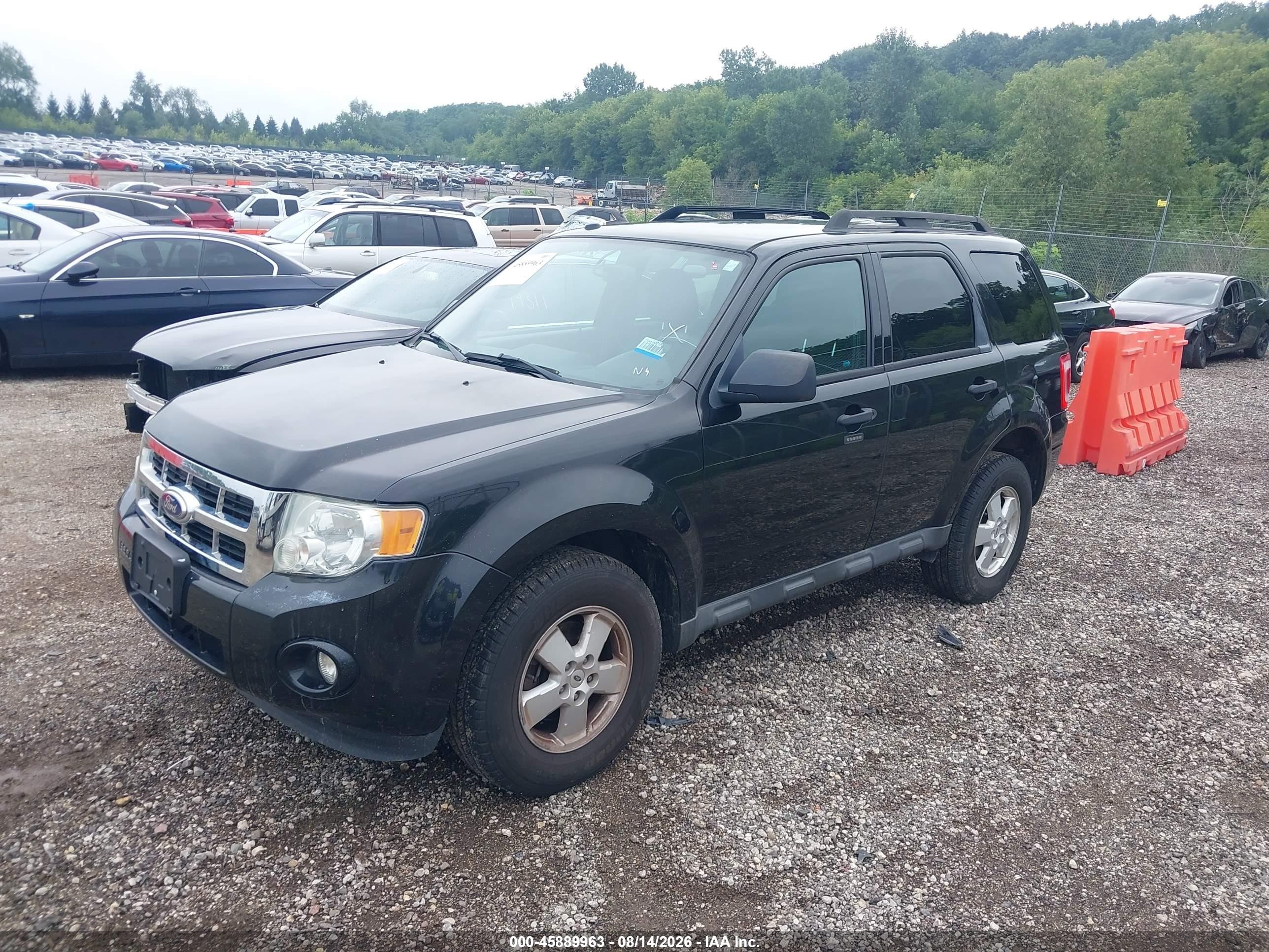 2011 Ford Escape Xlt Black vin: 1FMCU0DG5BKB30089