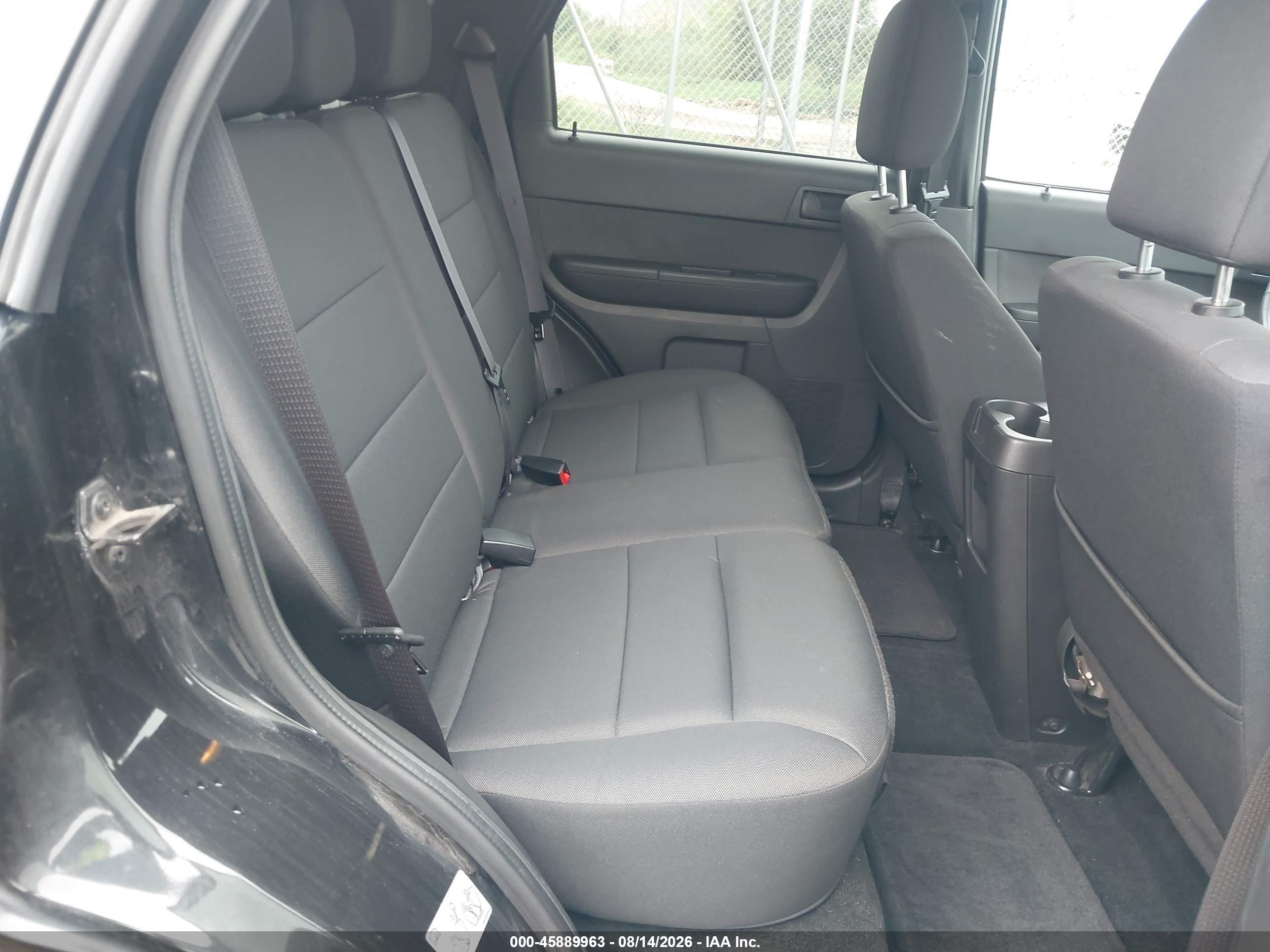 2011 Ford Escape Xlt Black vin: 1FMCU0DG5BKB30089