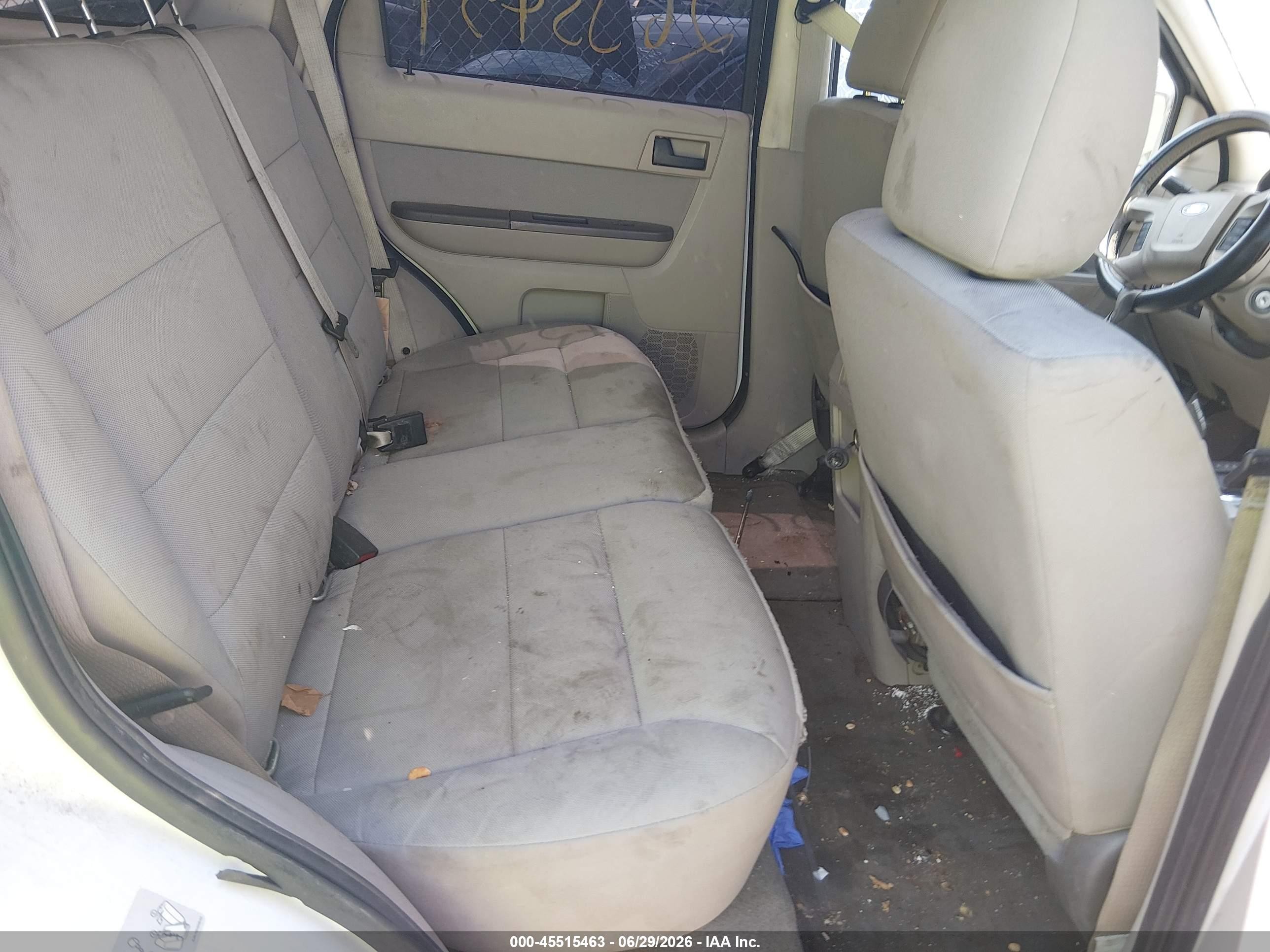 2012 Ford Escape Xlt White vin: 1FMCU0DG5CKA24081