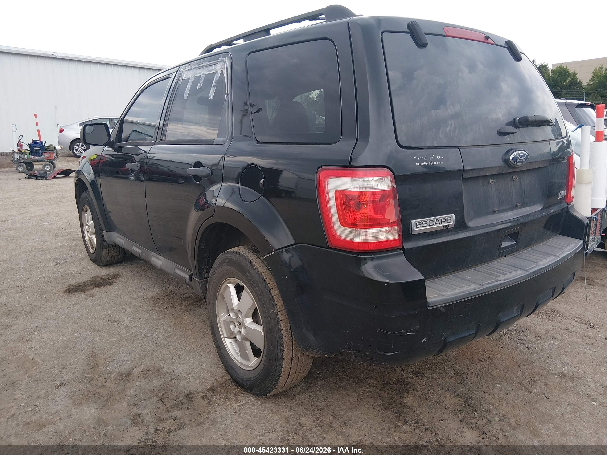 2012 Ford Escape Xlt Black vin: 1FMCU0DG5CKA55380