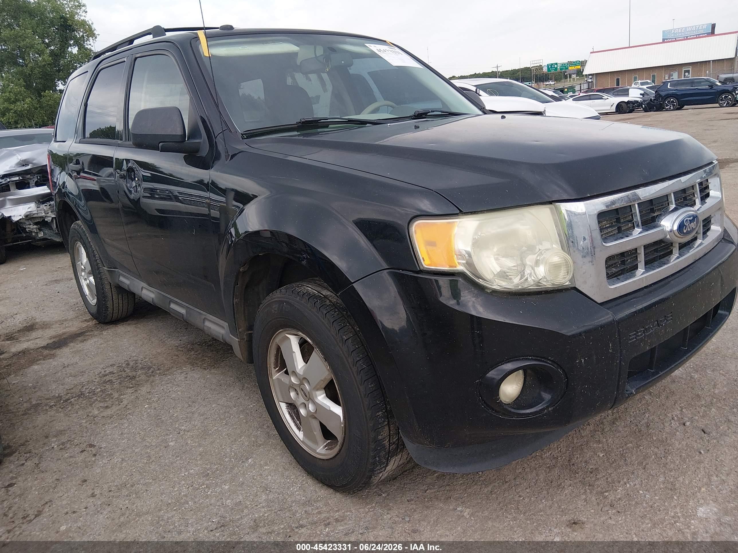 2012 Ford Escape Xlt Black vin: 1FMCU0DG5CKA55380