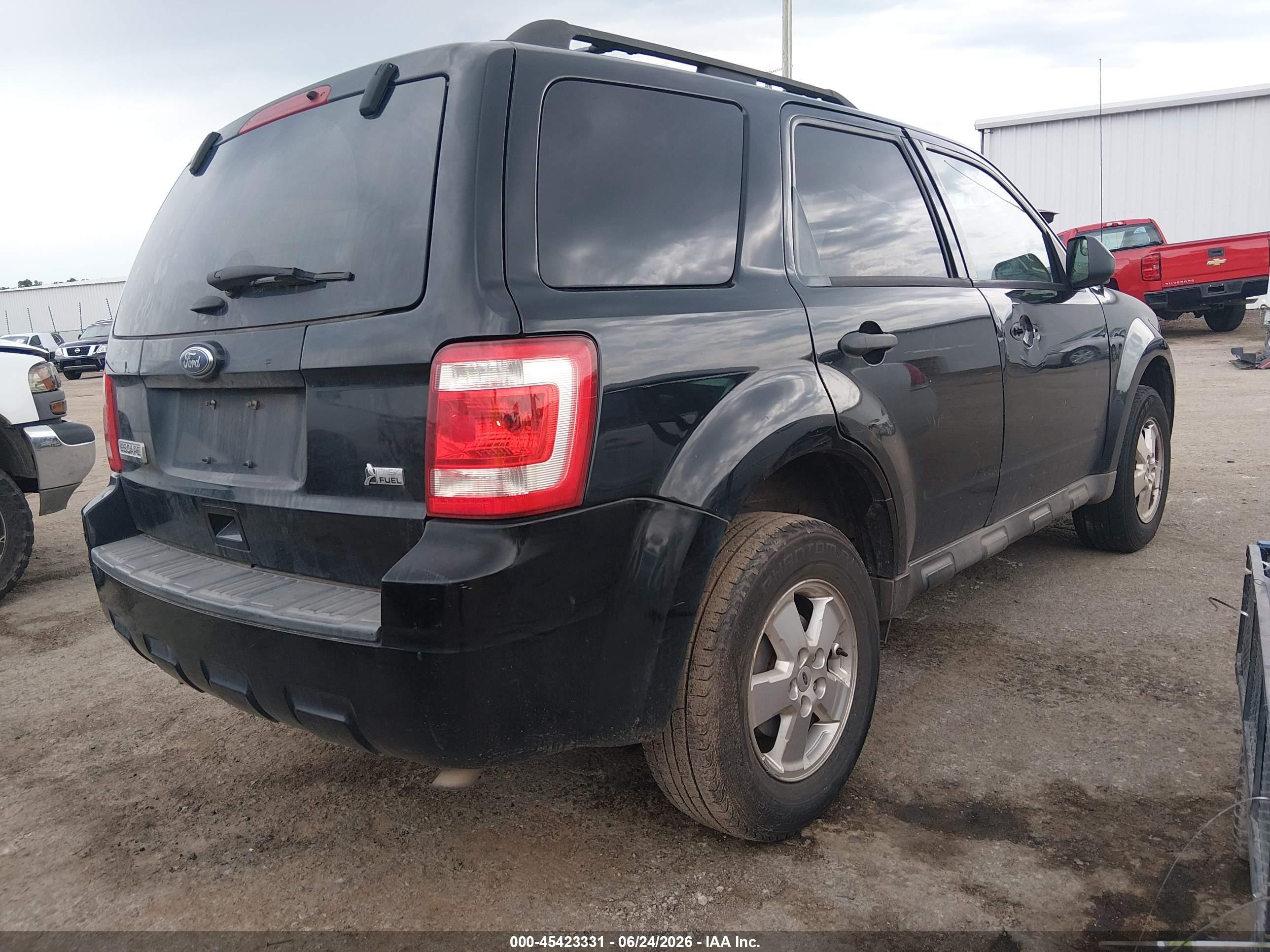 2012 Ford Escape Xlt Black vin: 1FMCU0DG5CKA55380