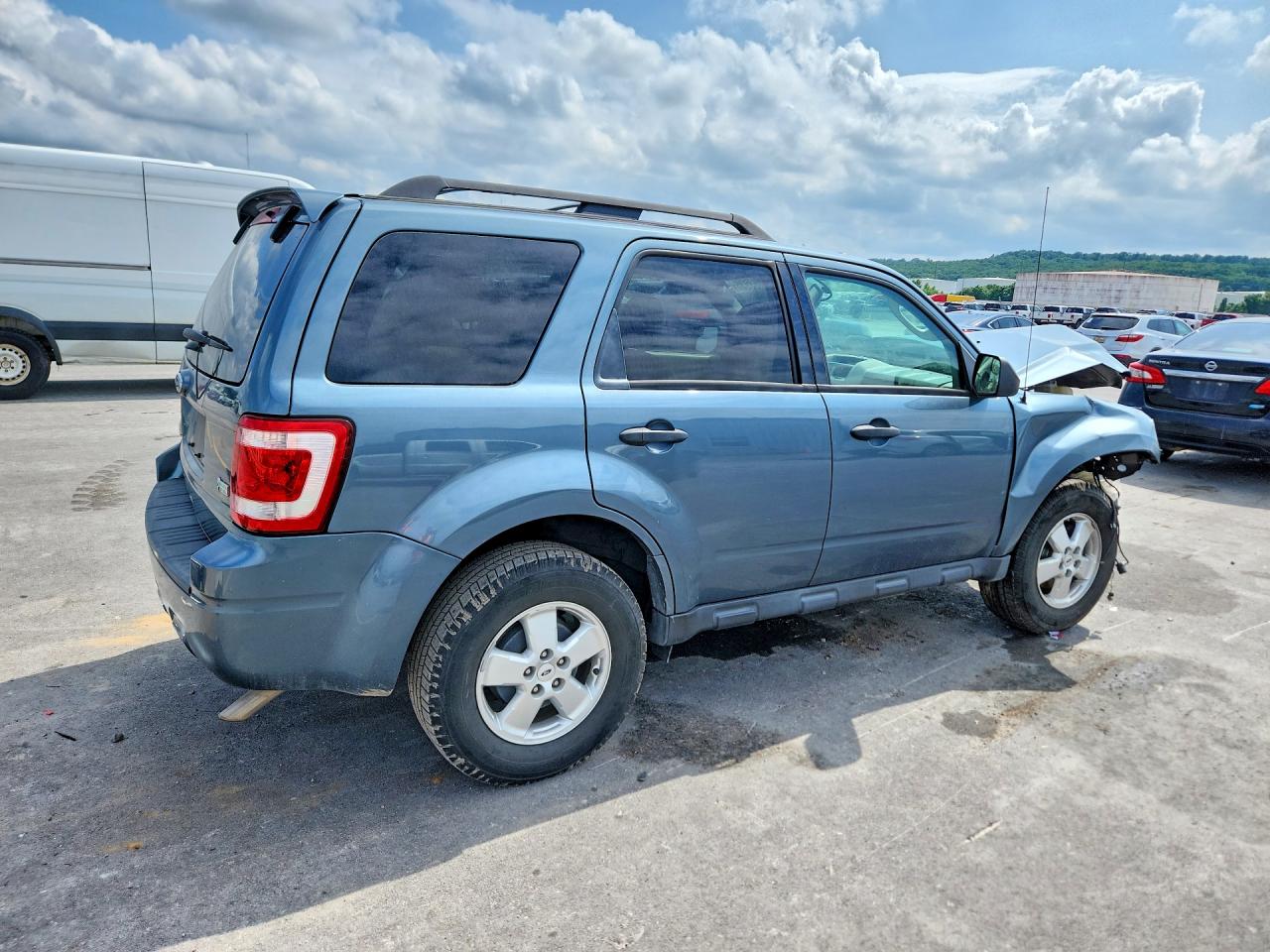 2012 Ford Escape Xlt Blue vin: 1FMCU0DG5CKA93871