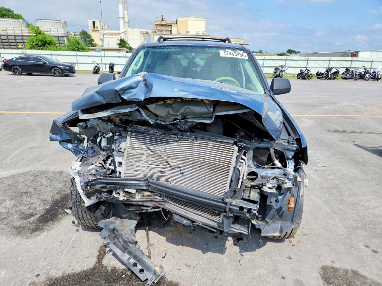 2012 Ford Escape Xlt Blue vin: 1FMCU0DG5CKA93871