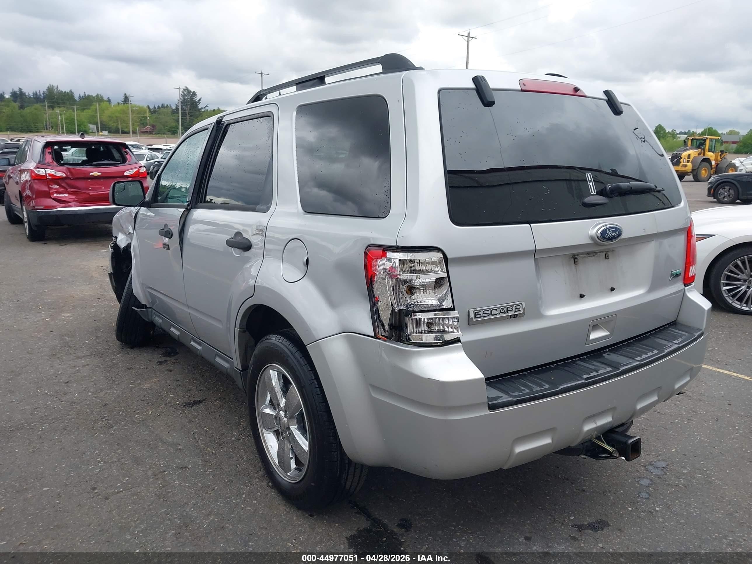 2012 Ford Escape Xlt Серебряный vin: 1FMCU0DG5CKA94258