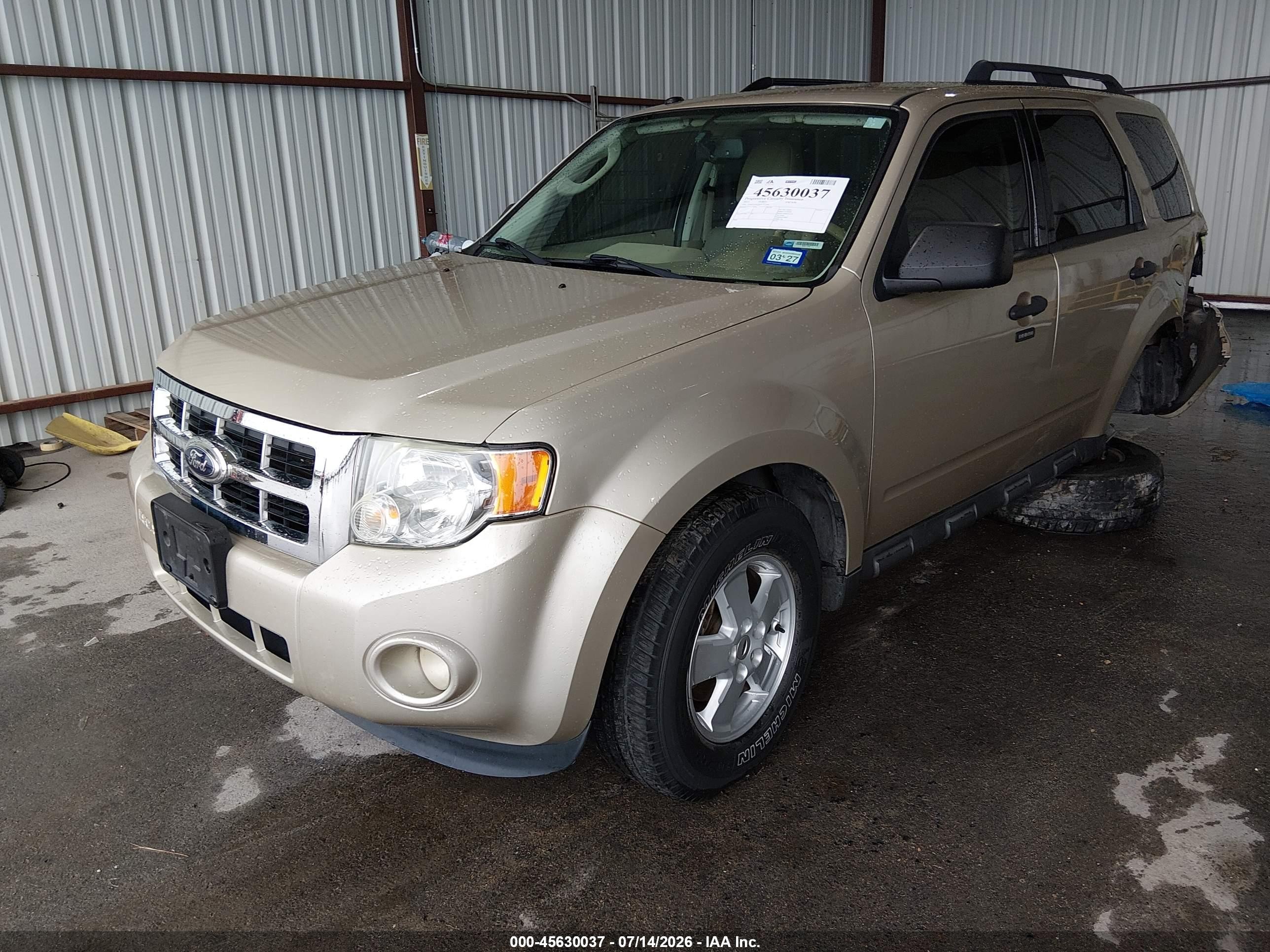 2012 Ford Escape Xlt Бежевый vin: 1FMCU0DG5CKC43106