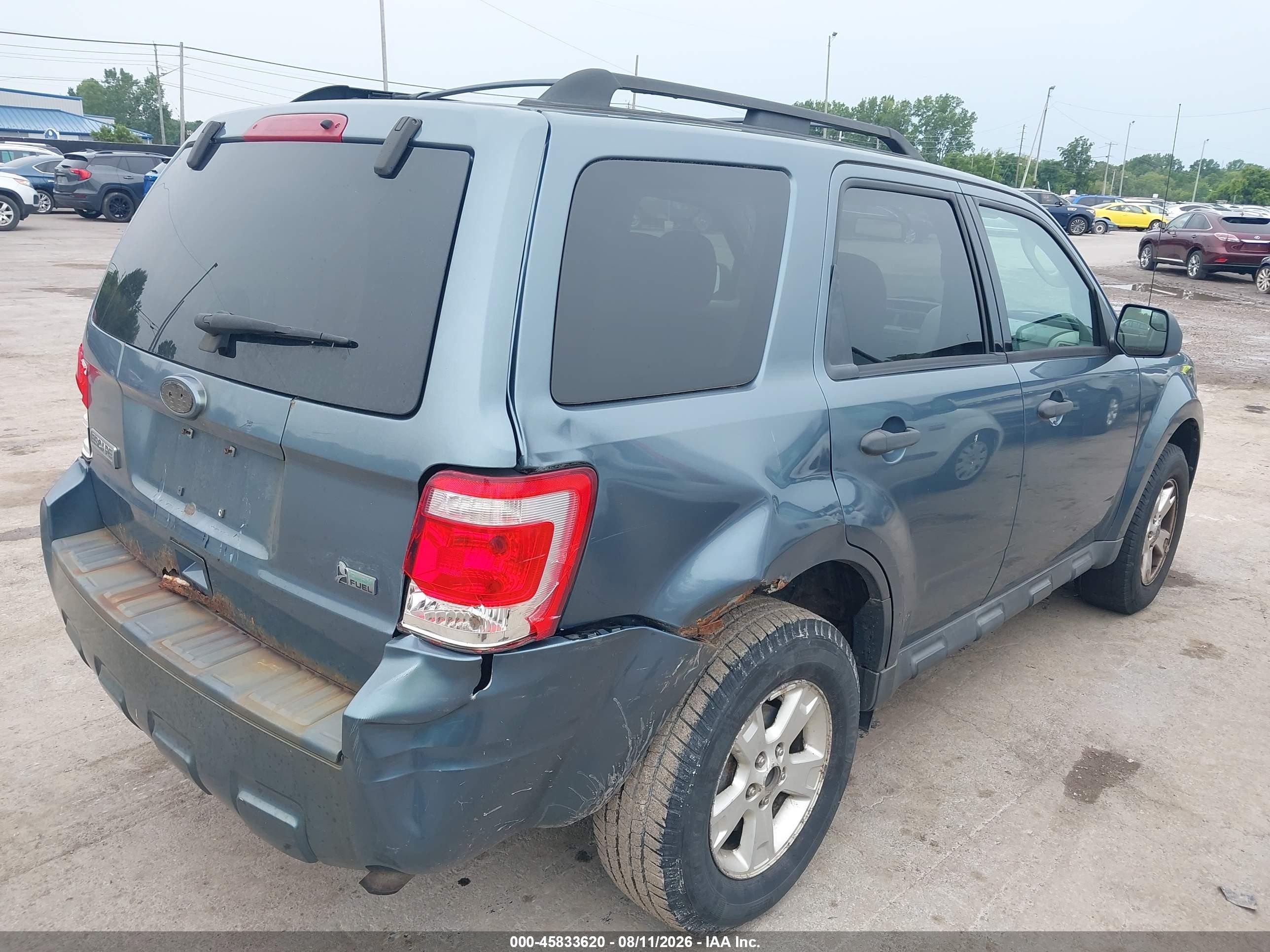 2010 Ford Escape Xlt Light Blue vin: 1FMCU0DG6AKA54817