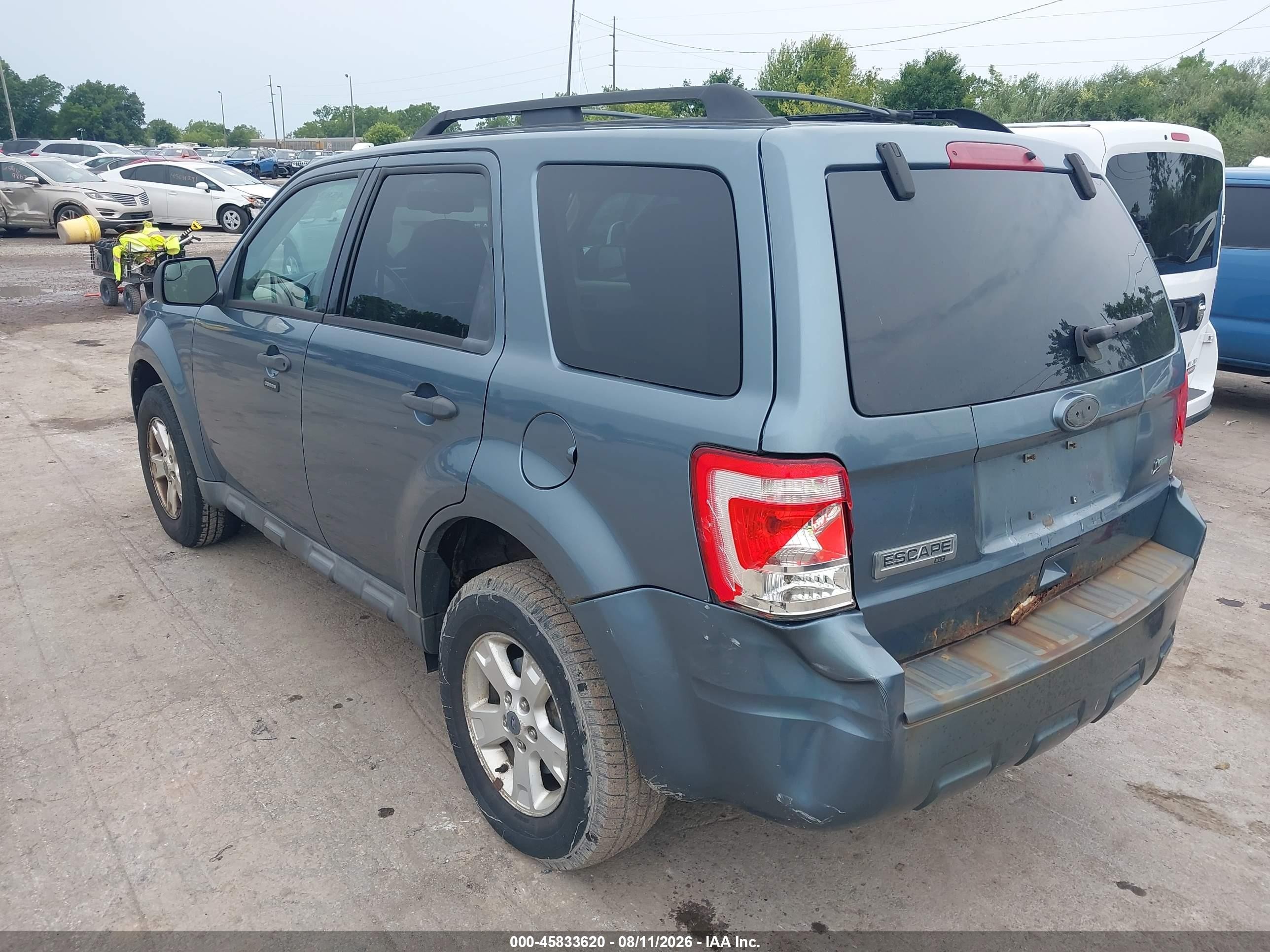 2010 Ford Escape Xlt Light Blue vin: 1FMCU0DG6AKA54817