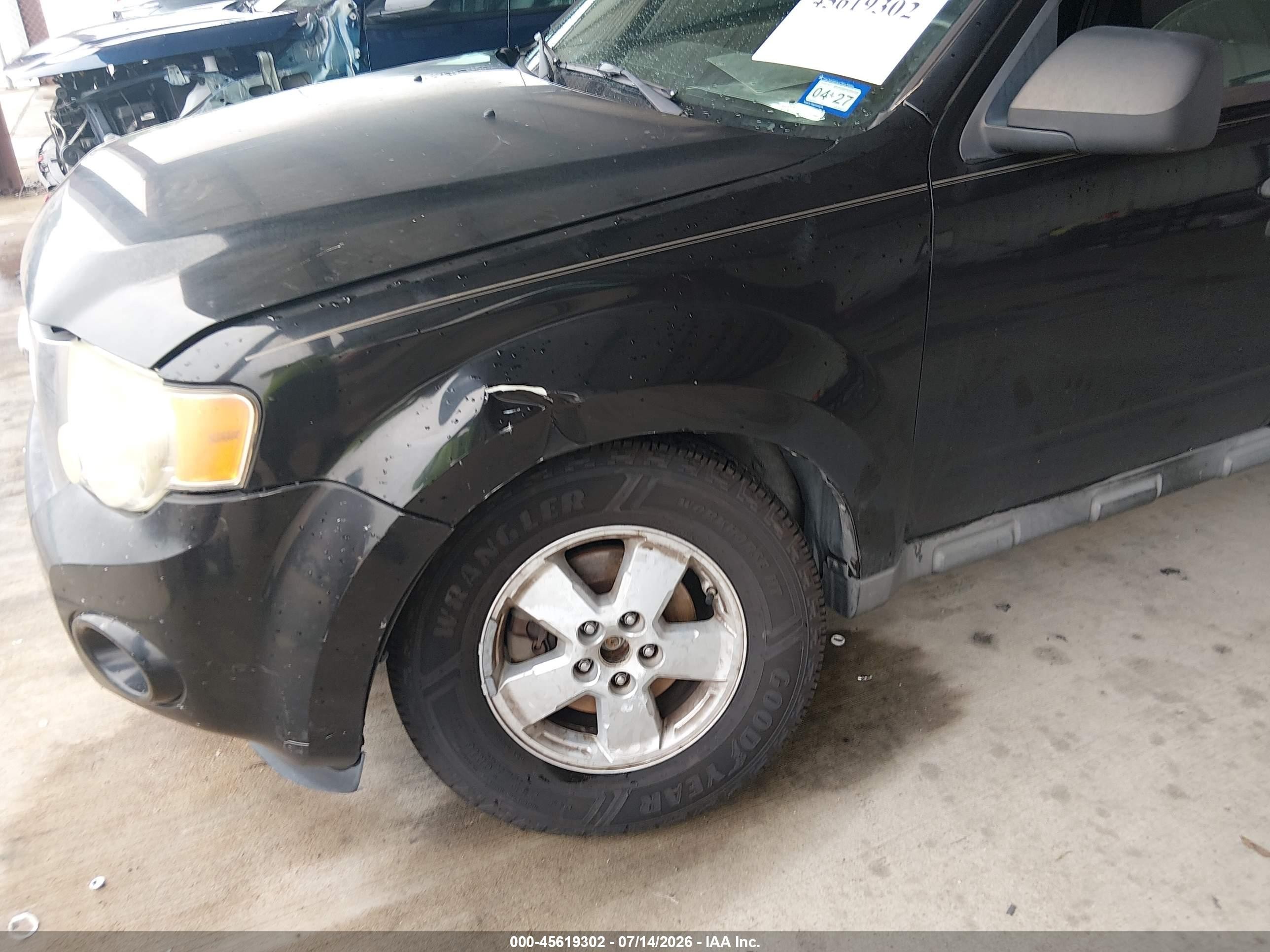 2010 Ford Escape Xlt Black vin: 1FMCU0DG6AKB66260