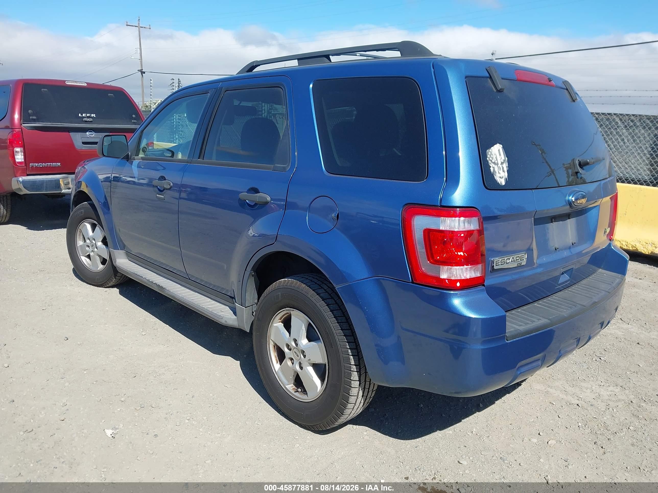2010 Ford Escape Xlt Blue vin: 1FMCU0DG6AKD27562