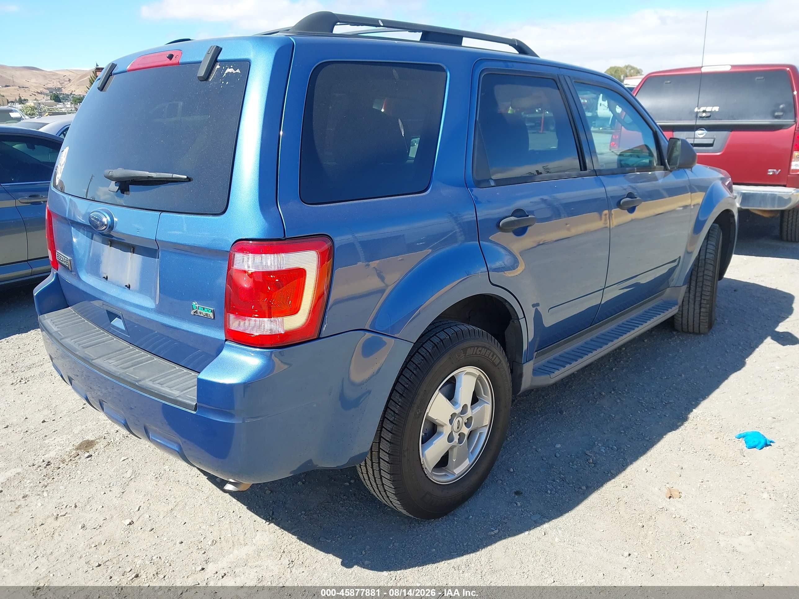 2010 Ford Escape Xlt Blue vin: 1FMCU0DG6AKD27562