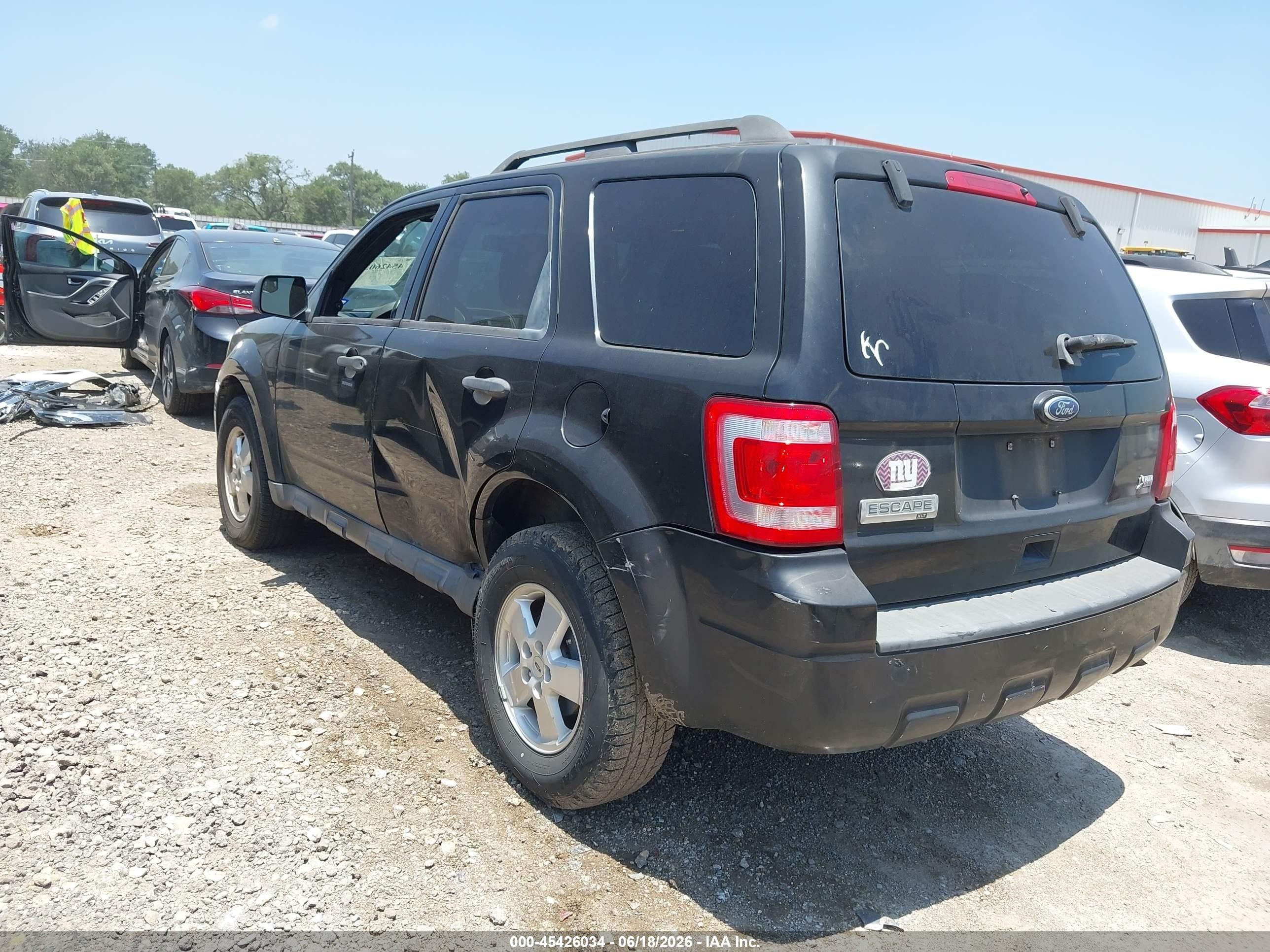 2011 Ford Escape Xlt Черный vin: 1FMCU0DG6BKA08910
