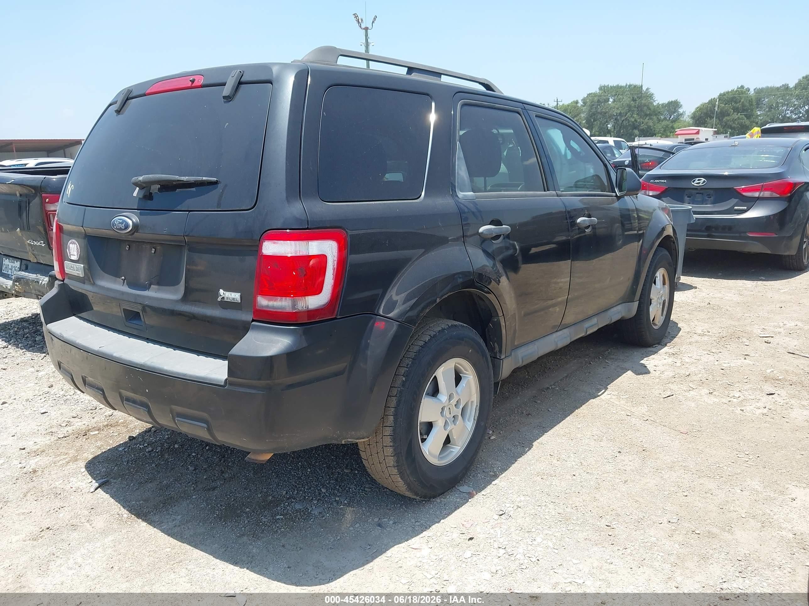 2011 Ford Escape Xlt Черный vin: 1FMCU0DG6BKA08910