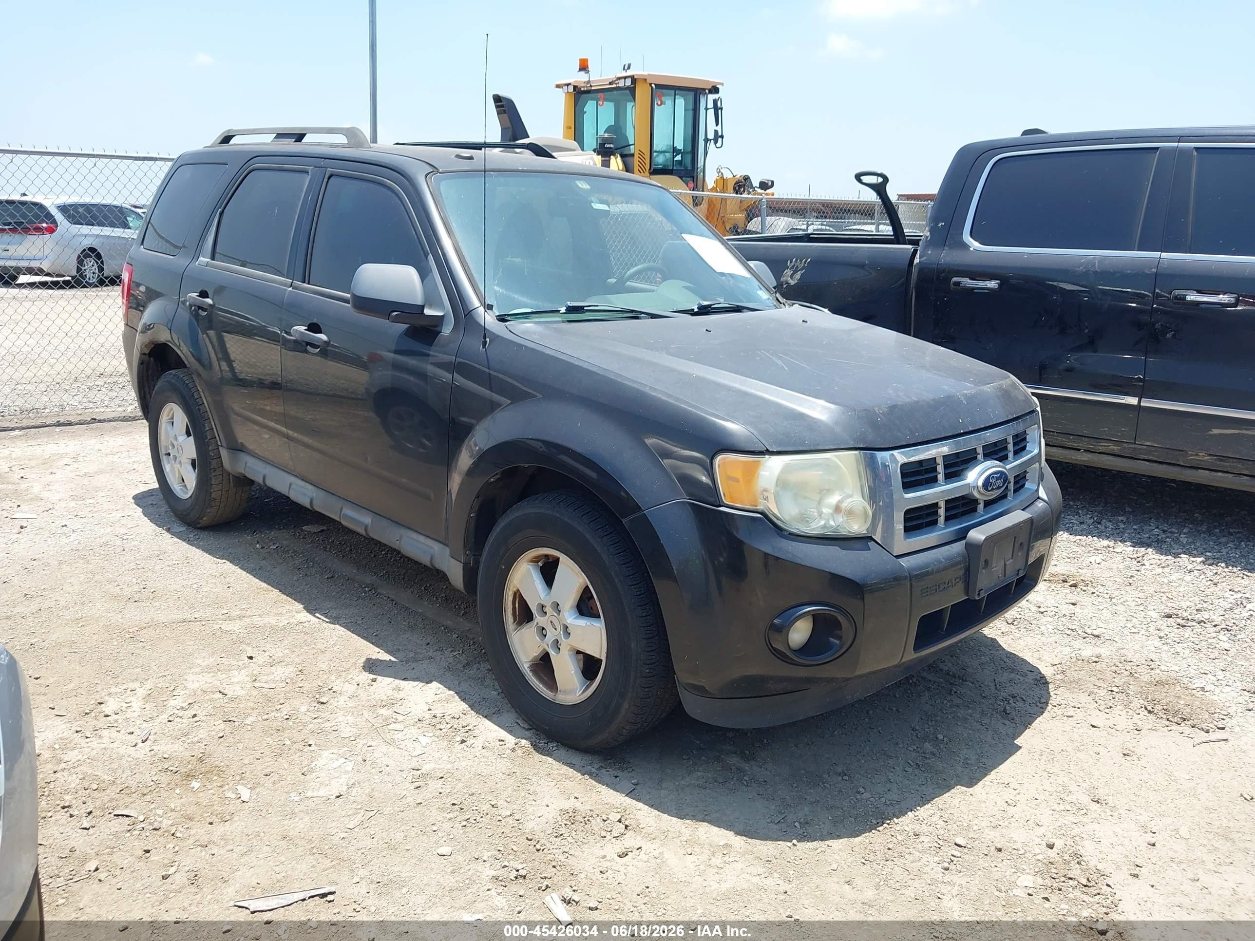 2011 Ford Escape Xlt Черный vin: 1FMCU0DG6BKA08910