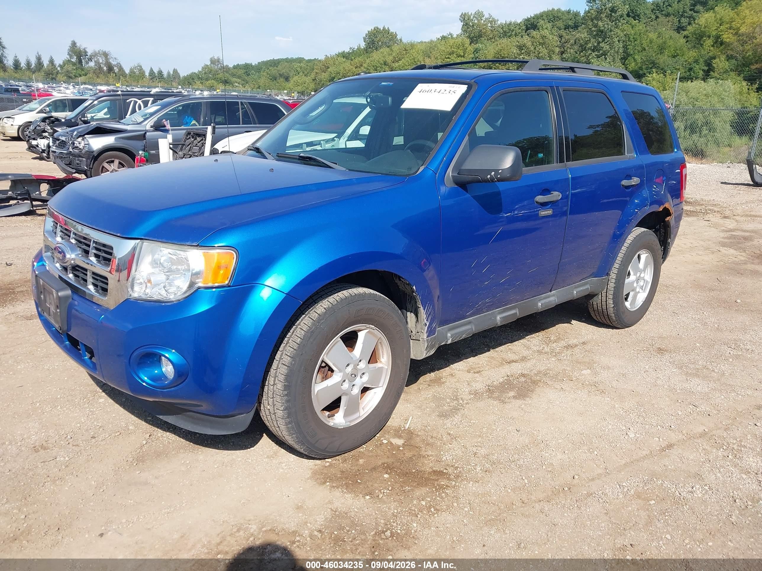2011 Ford Escape Xlt Blue vin: 1FMCU0DG6BKB10885
