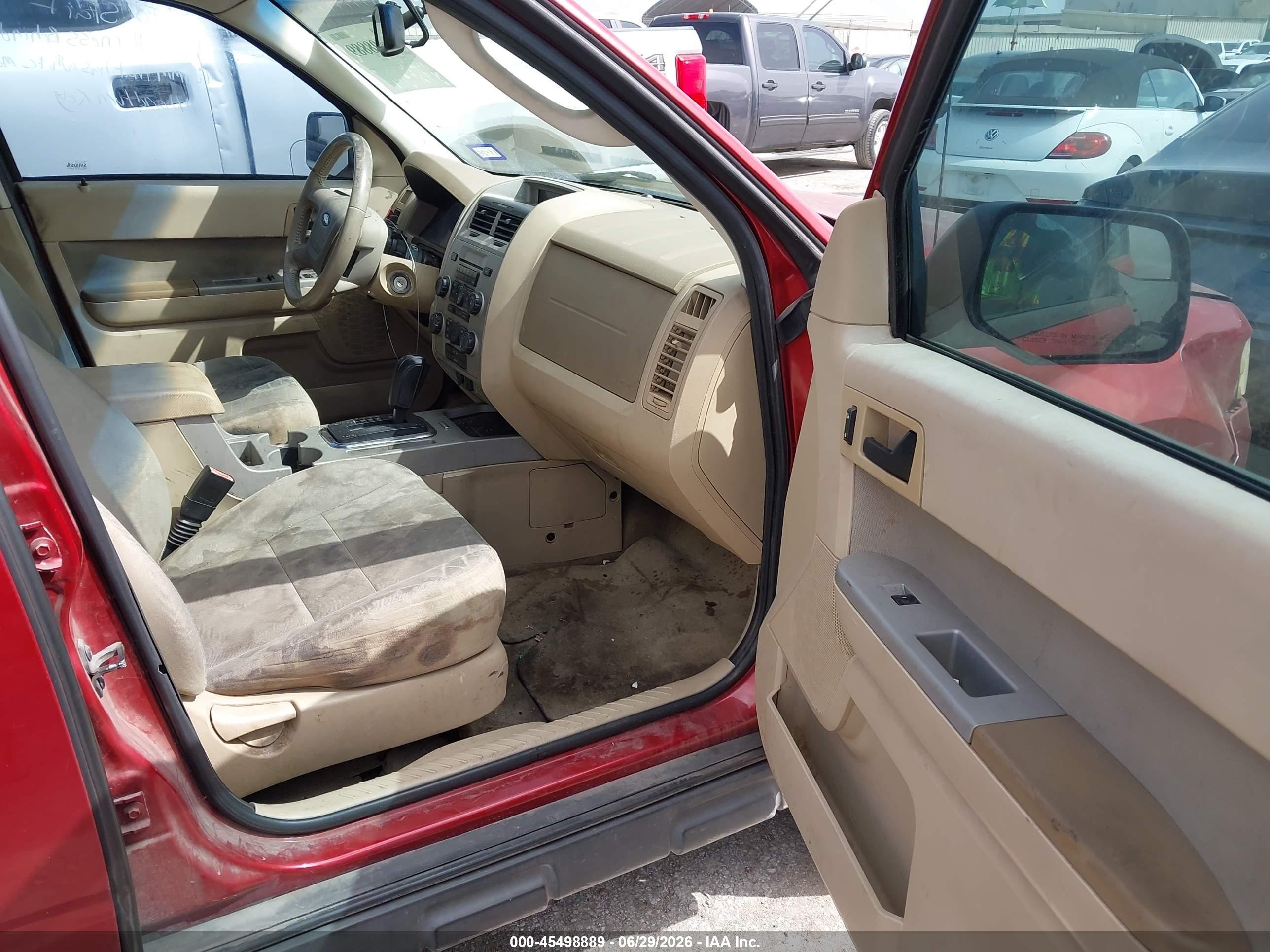 2012 Ford Escape Xlt Red vin: 1FMCU0DG6CKA23604