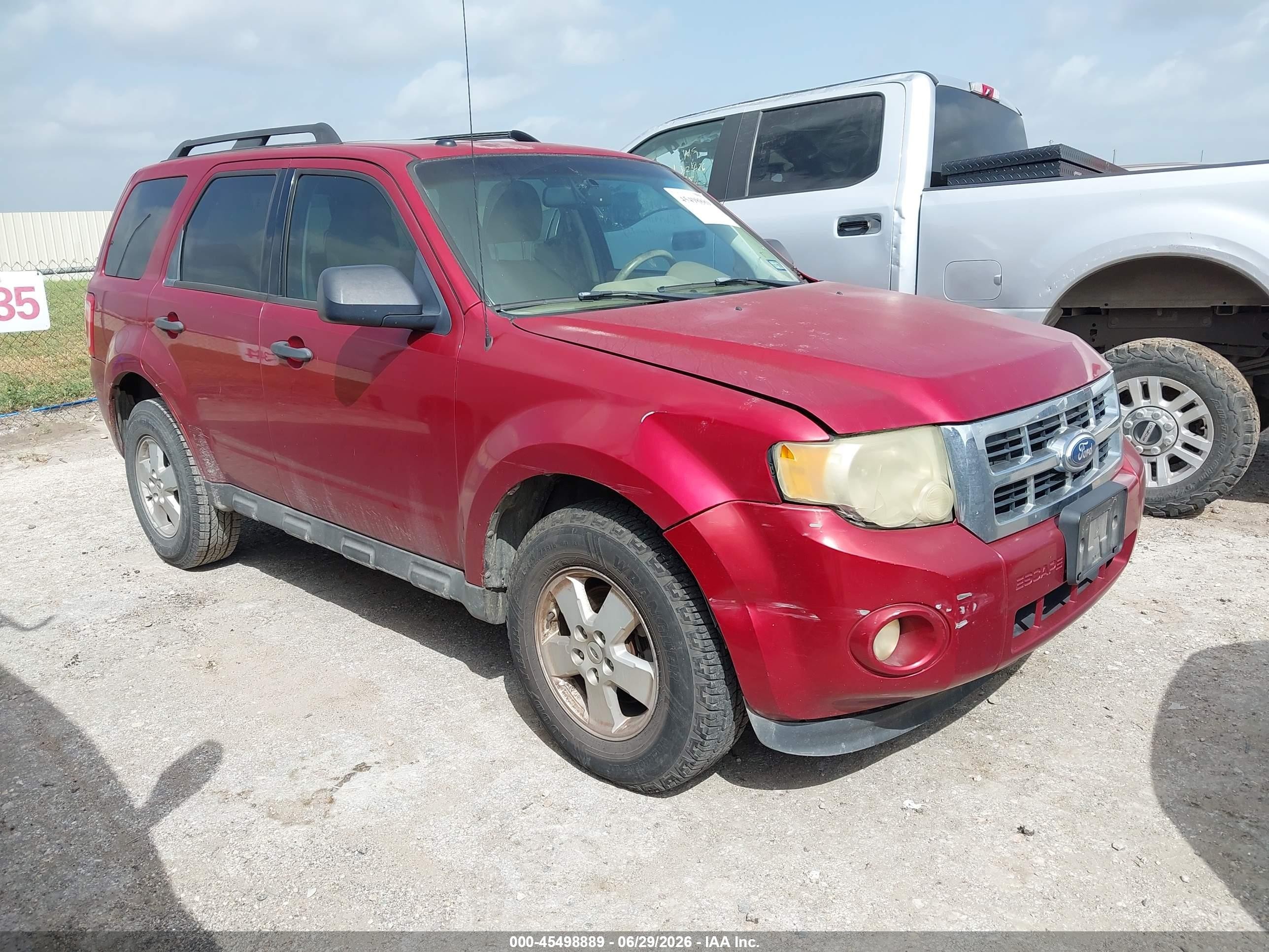 2012 Ford Escape Xlt Red vin: 1FMCU0DG6CKA23604