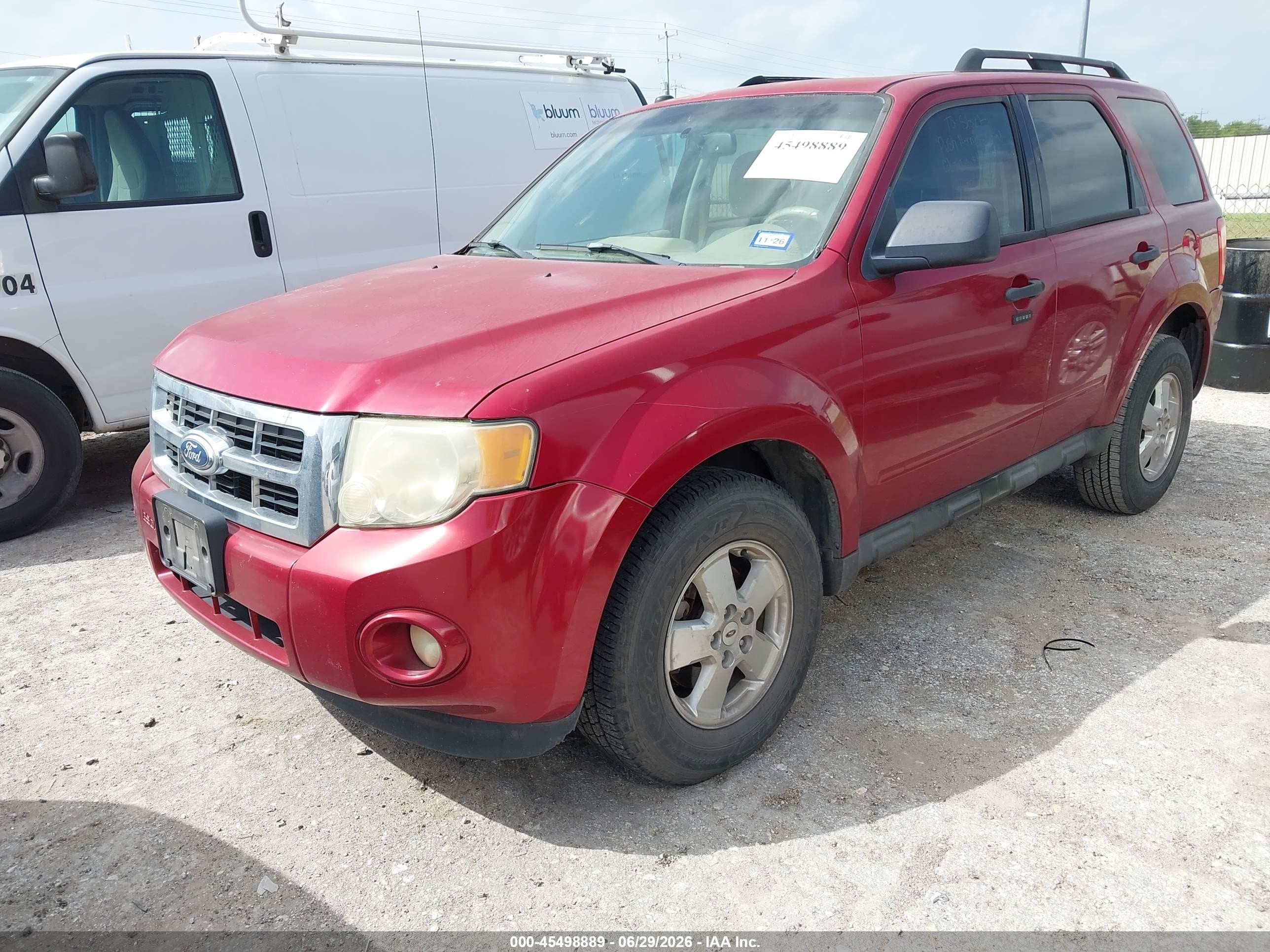 2012 Ford Escape Xlt Red vin: 1FMCU0DG6CKA23604
