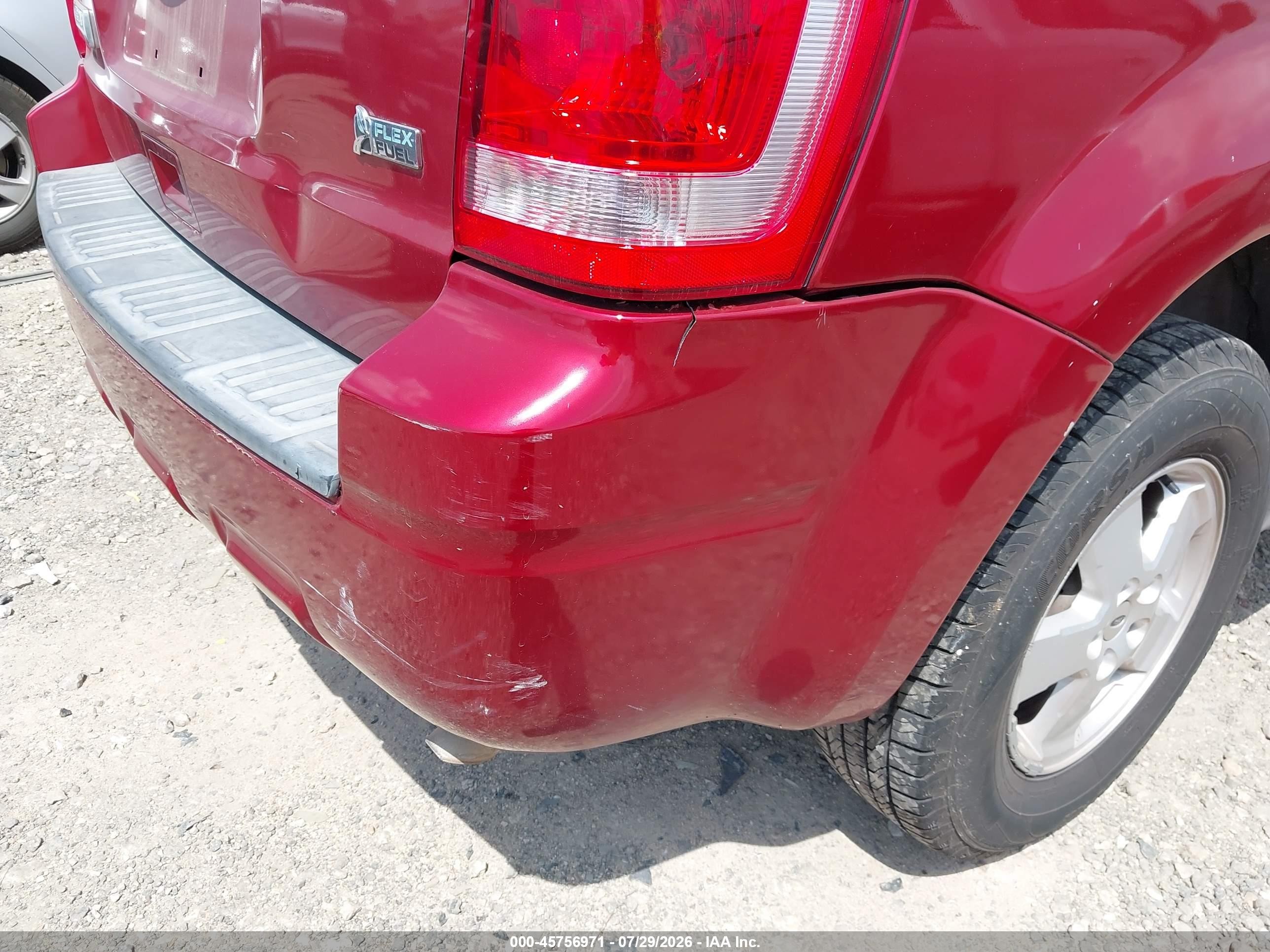 2012 Ford Escape Xlt Red vin: 1FMCU0DG6CKB53351