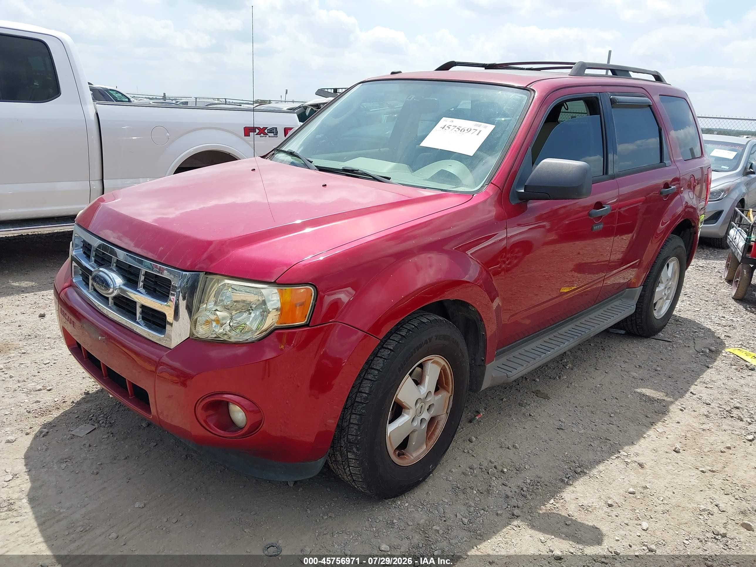 2012 Ford Escape Xlt Red vin: 1FMCU0DG6CKB53351