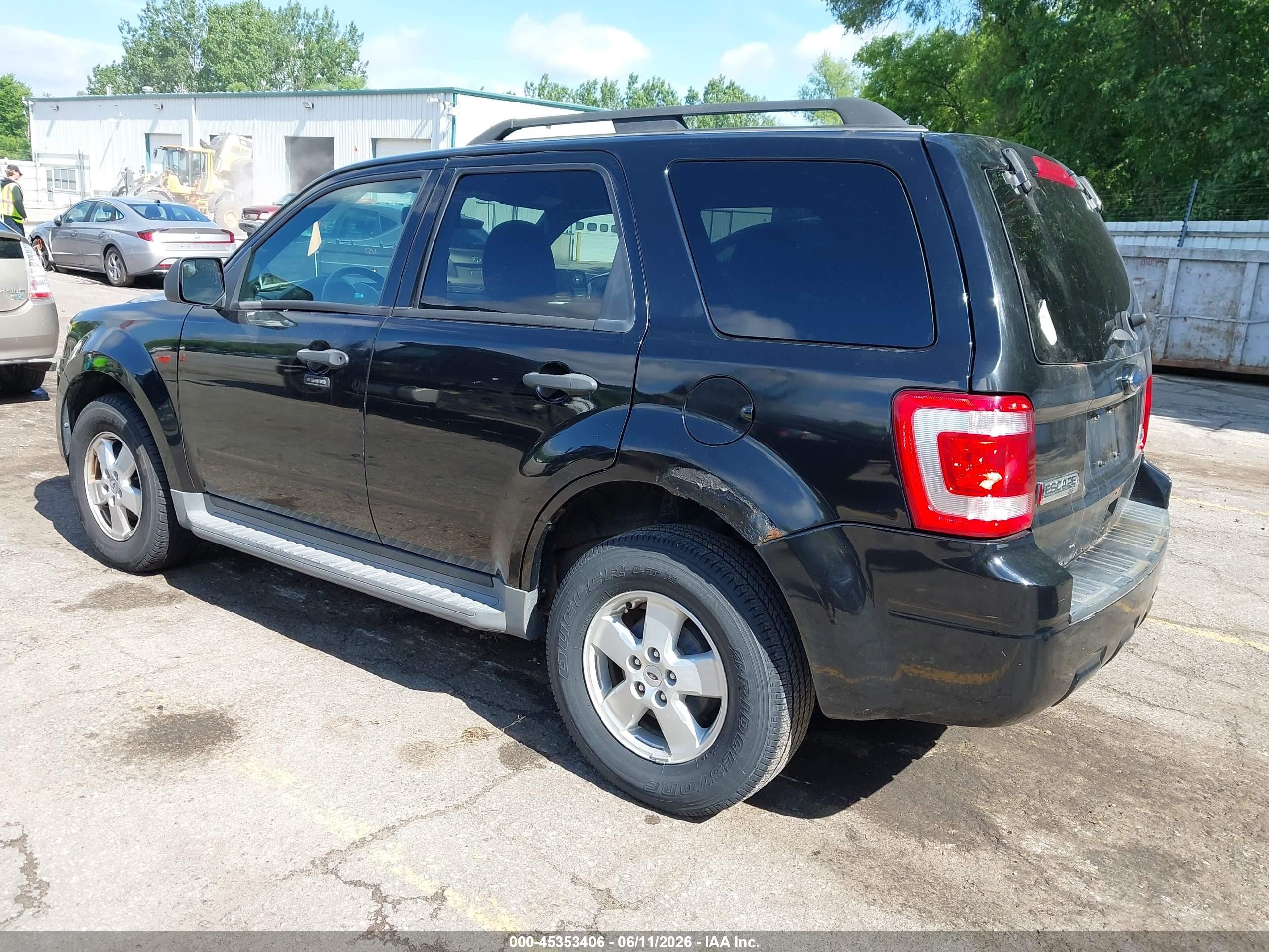 2010 Ford Escape Xlt Black vin: 1FMCU0DG7AKA87048
