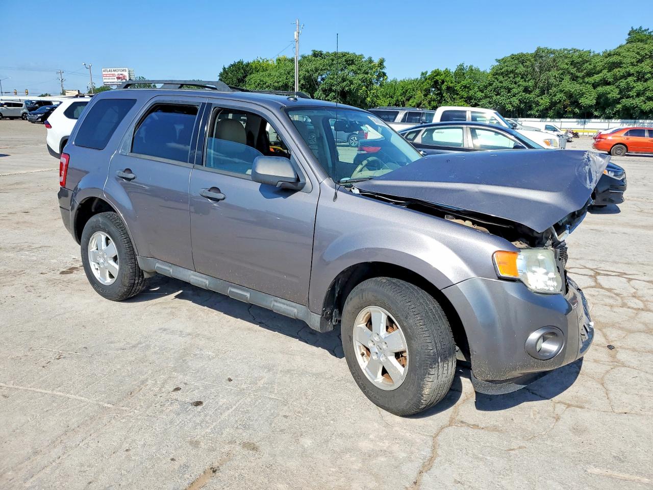 2010 Ford Escape Xlt Gray vin: 1FMCU0DG7AKD45407