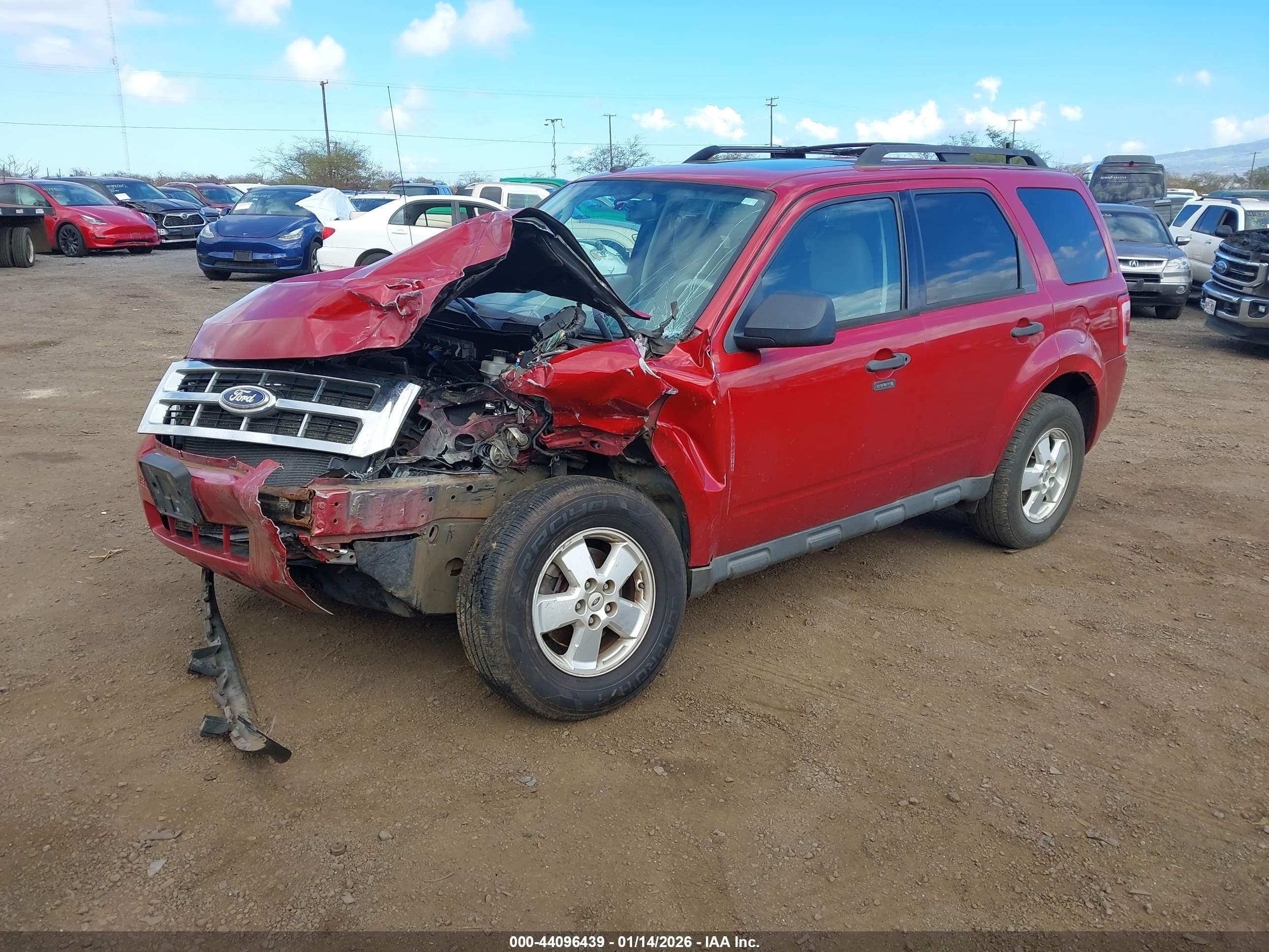 2010 Ford Escape Xlt Red vin: 1FMCU0DG7AKD45858