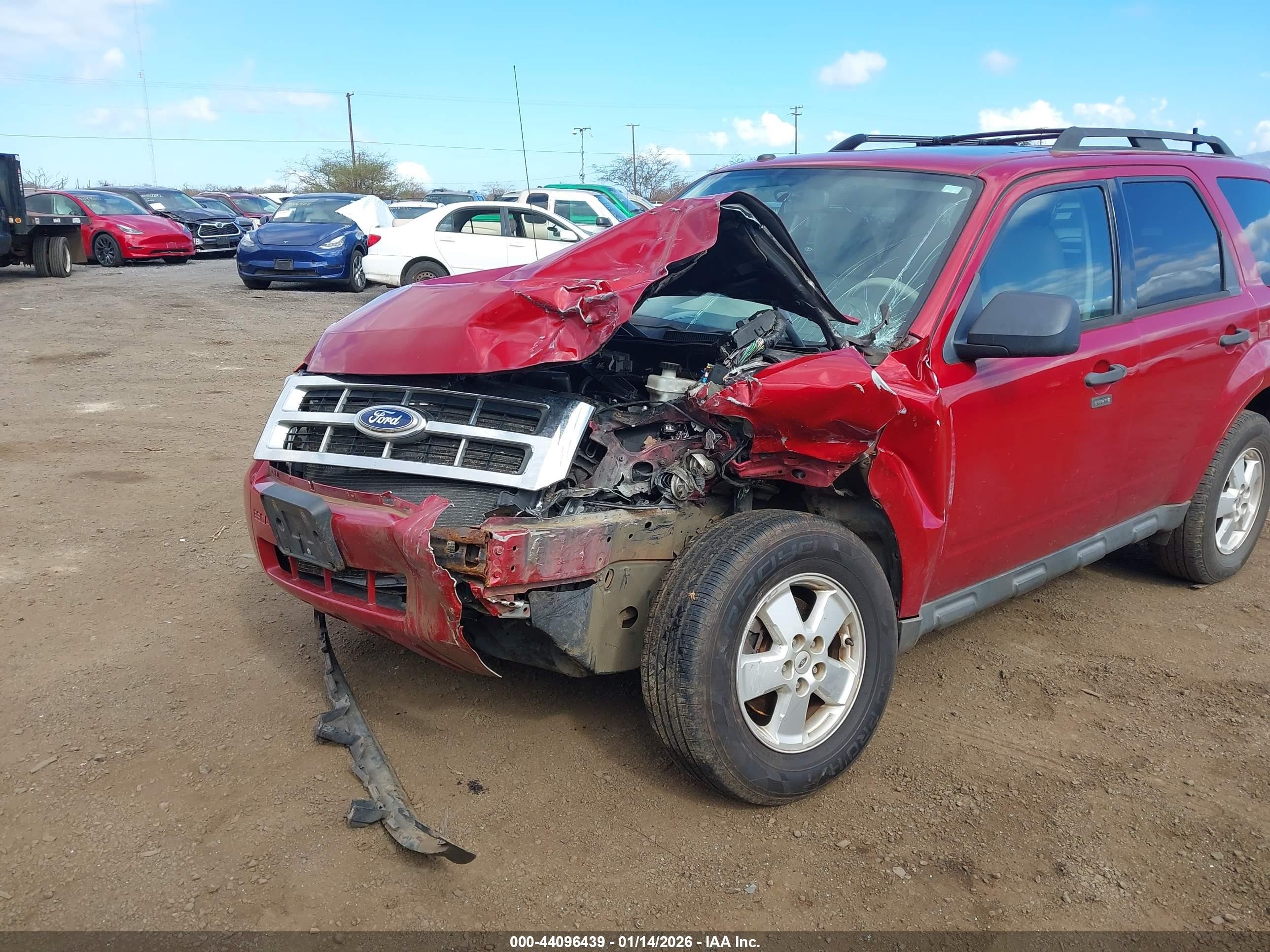 2010 Ford Escape Xlt Red vin: 1FMCU0DG7AKD45858