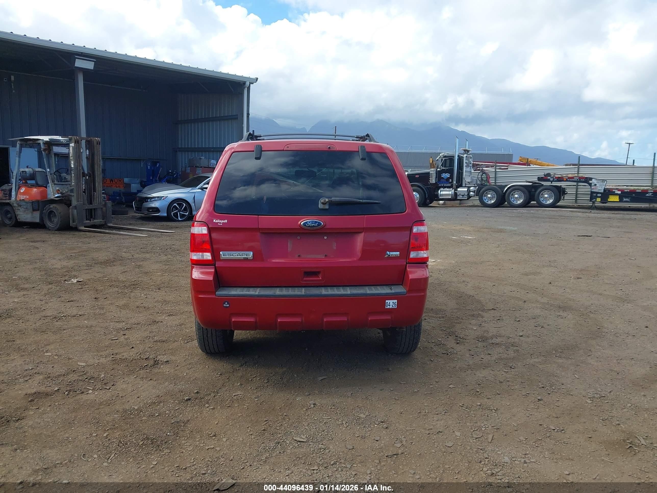 2010 Ford Escape Xlt Red vin: 1FMCU0DG7AKD45858