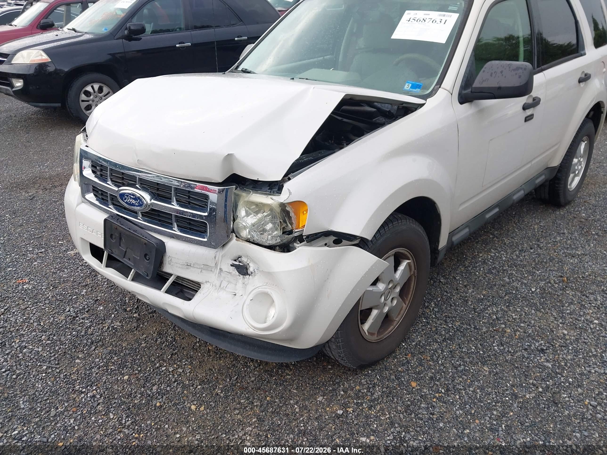 2012 Ford Escape Xlt Белый vin: 1FMCU0DG7CKA42100