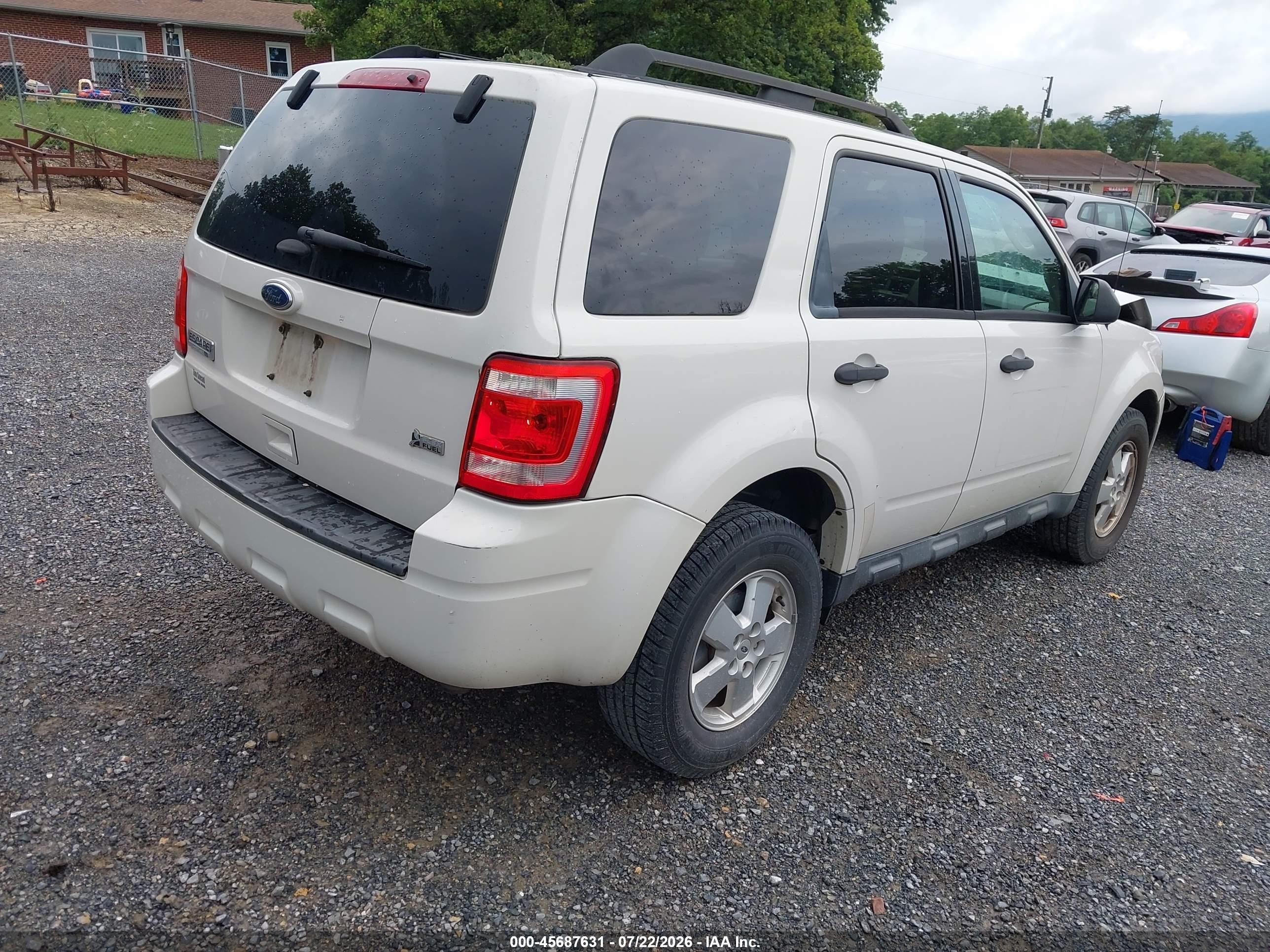 2012 Ford Escape Xlt Белый vin: 1FMCU0DG7CKA42100