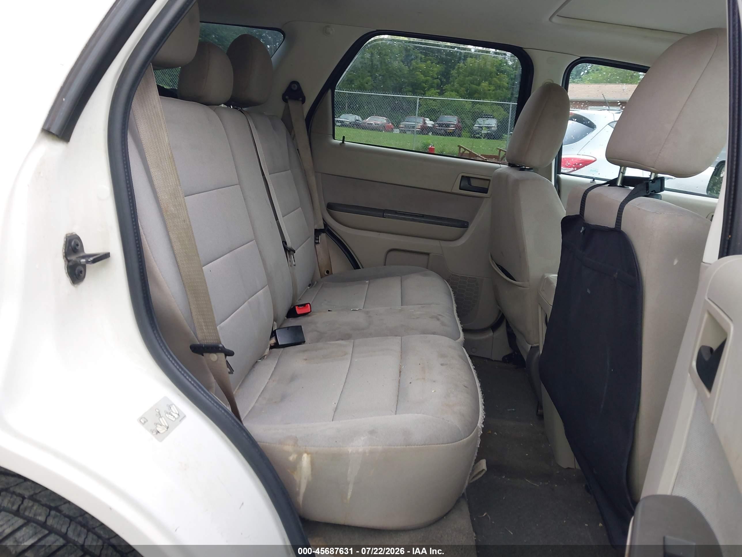 2012 Ford Escape Xlt Белый vin: 1FMCU0DG7CKA42100