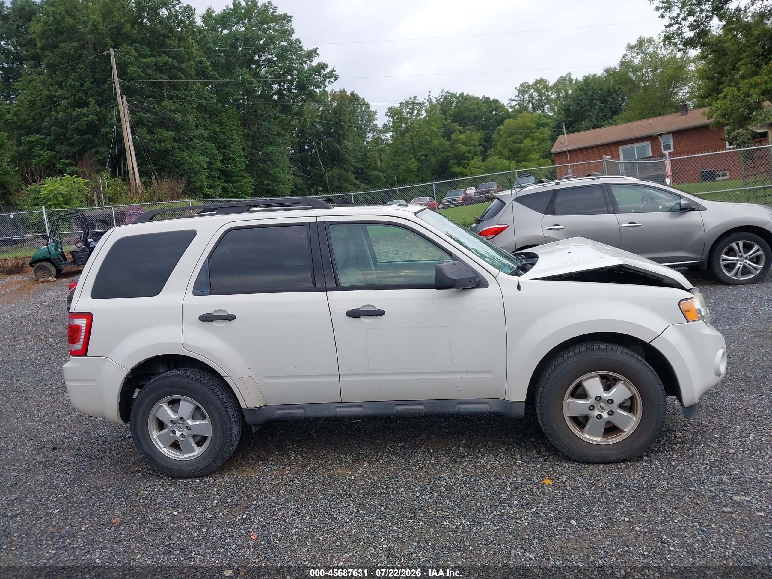 2012 Ford Escape Xlt Белый vin: 1FMCU0DG7CKA42100
