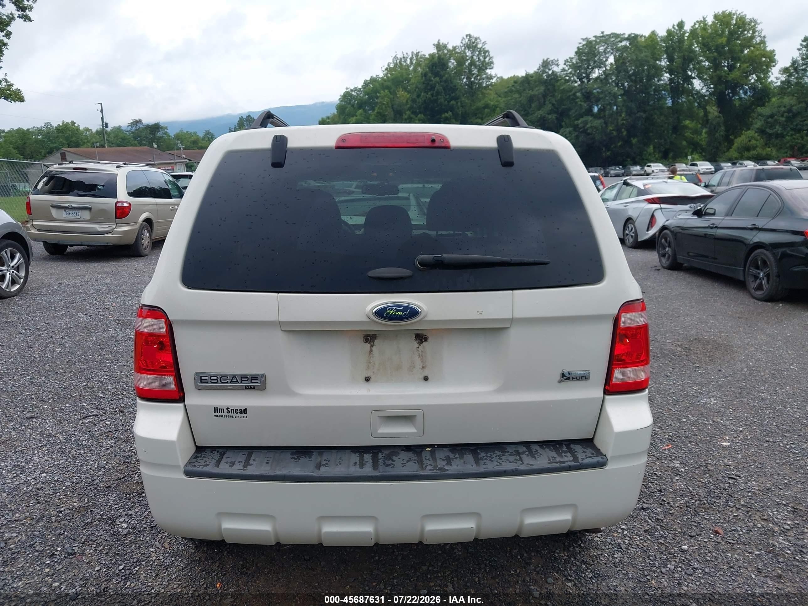 2012 Ford Escape Xlt Белый vin: 1FMCU0DG7CKA42100
