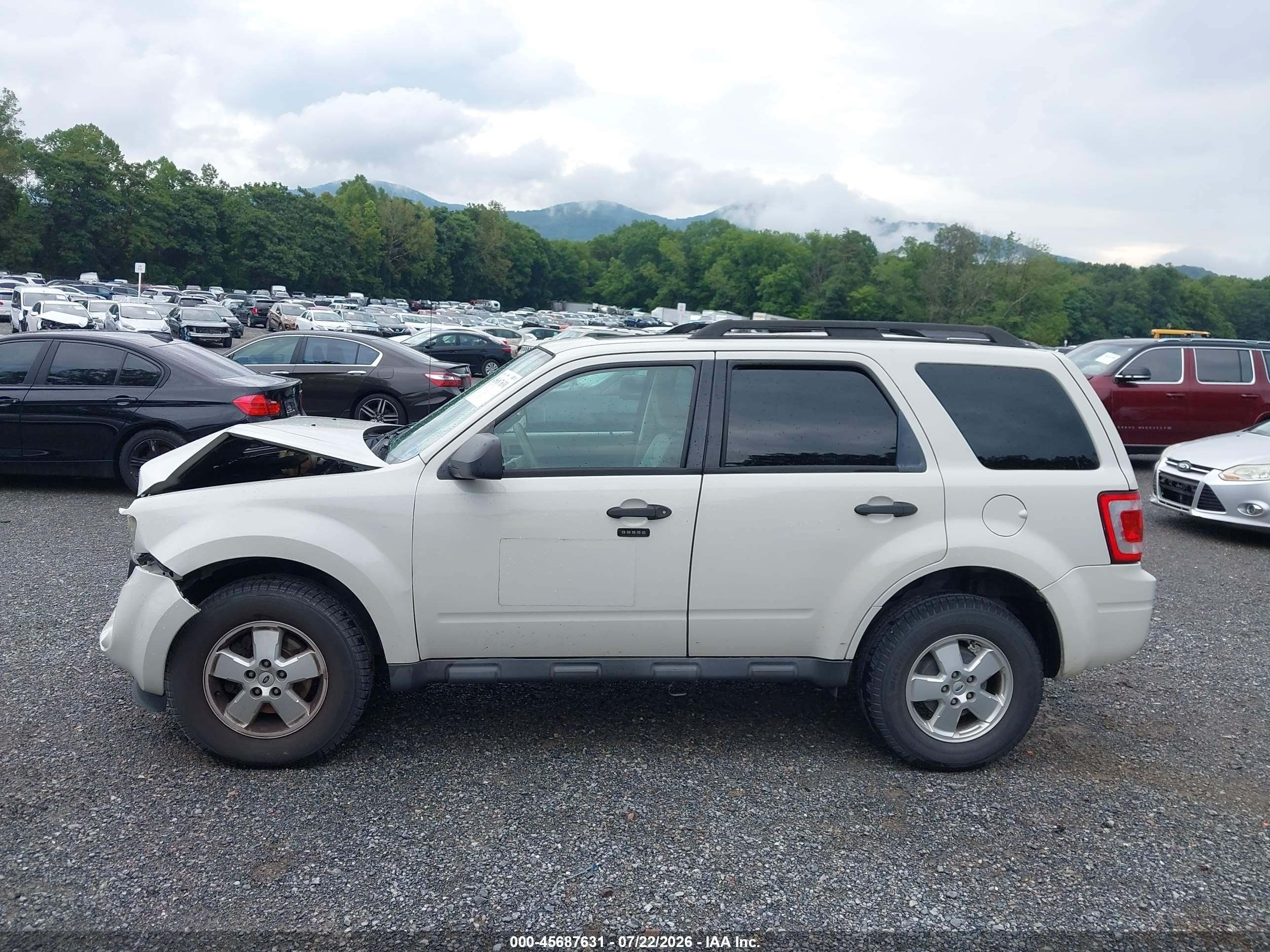 2012 Ford Escape Xlt Белый vin: 1FMCU0DG7CKA42100