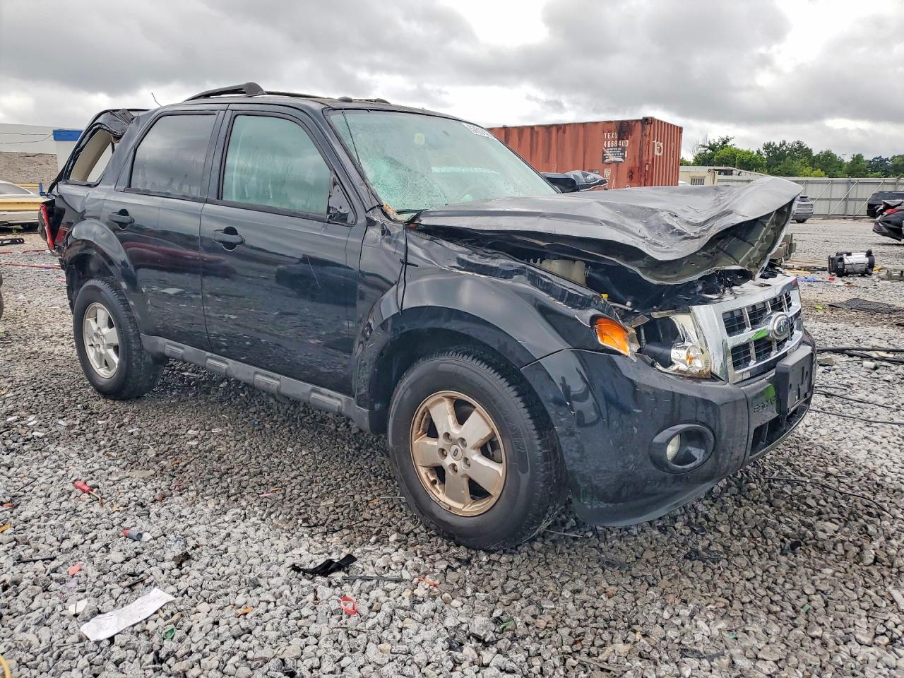 2012 Ford Escape Xlt Черный vin: 1FMCU0DG7CKA71323