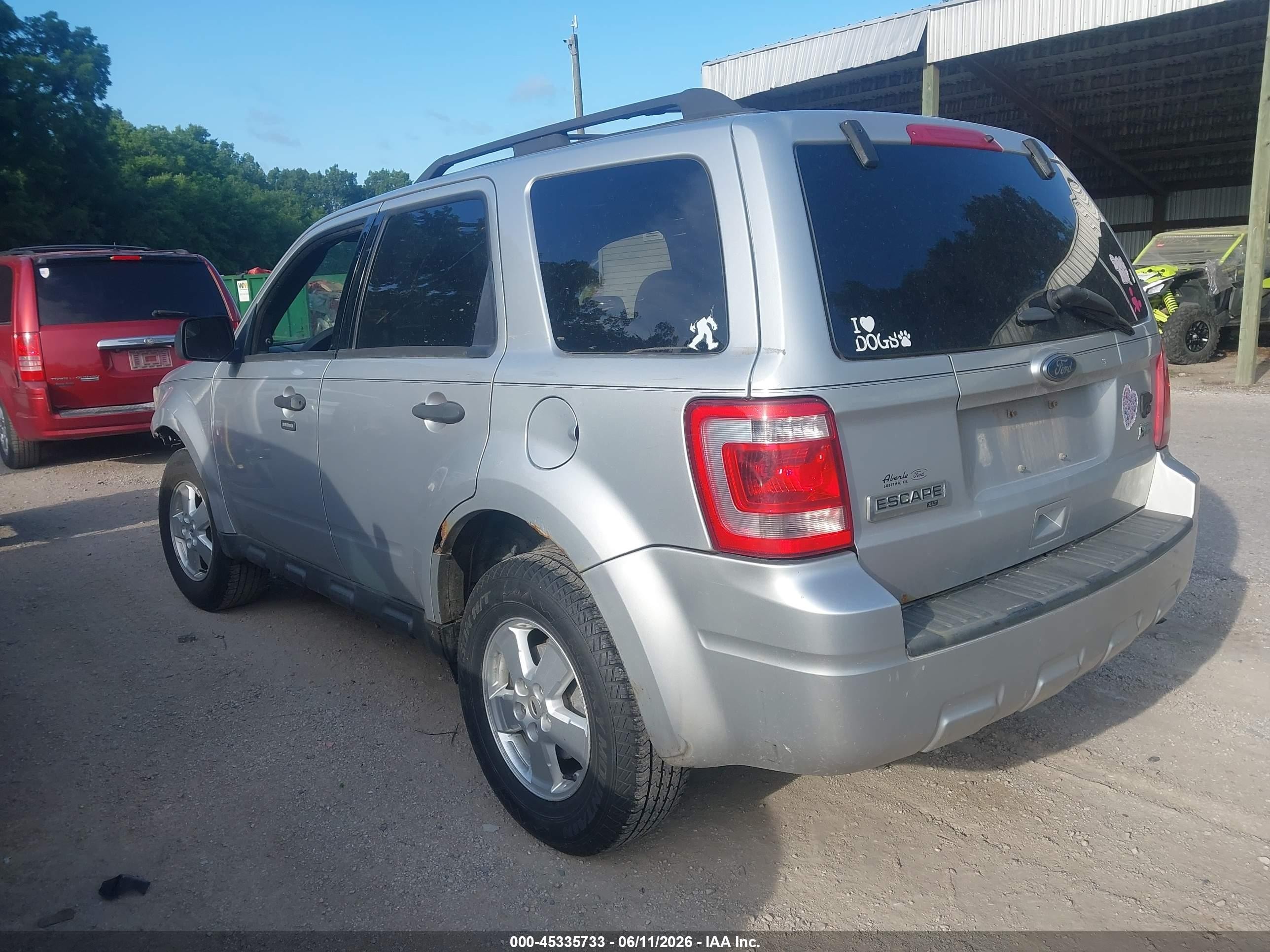 2012 Ford Escape Xlt Silver vin: 1FMCU0DG7CKA92835
