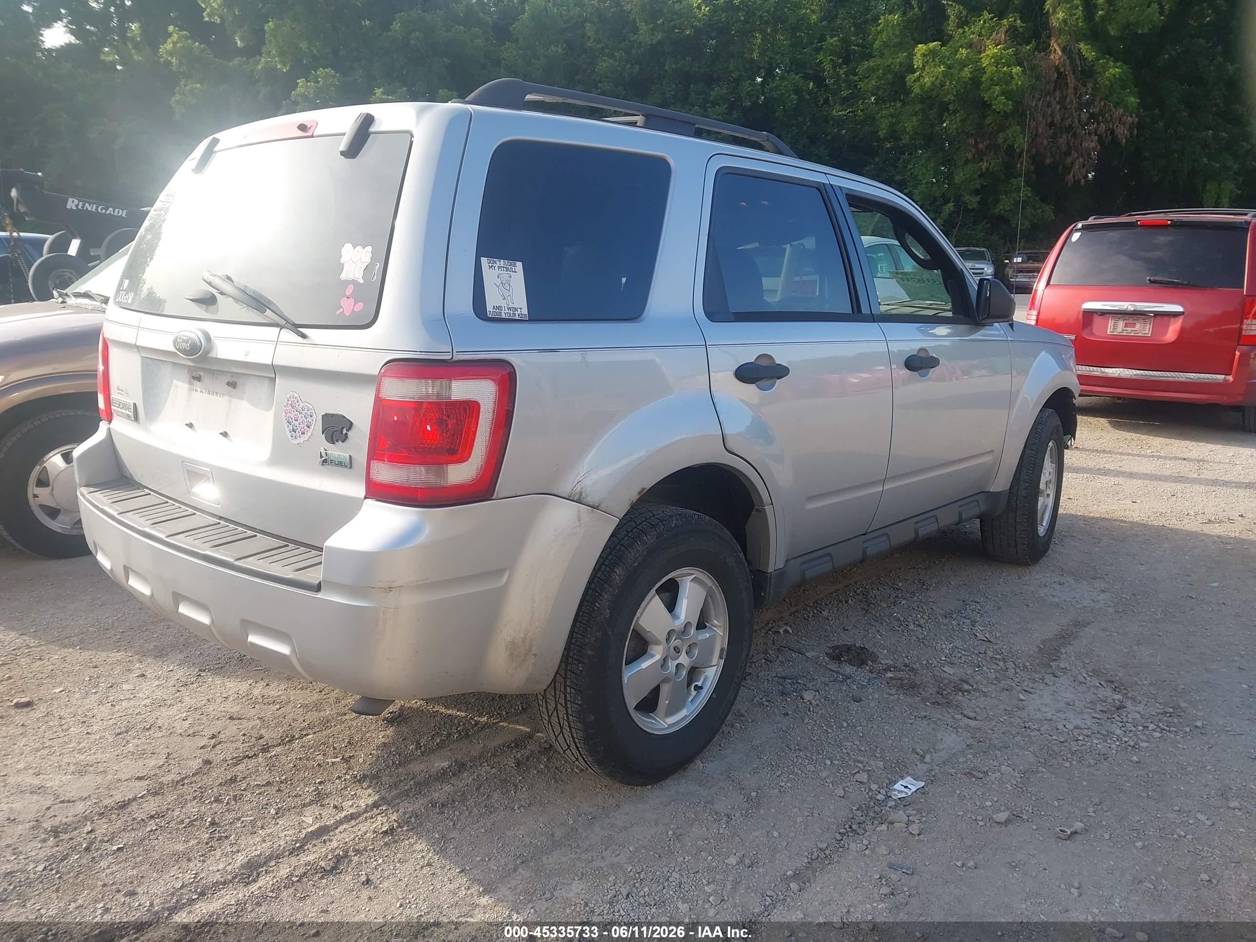 2012 Ford Escape Xlt Silver vin: 1FMCU0DG7CKA92835