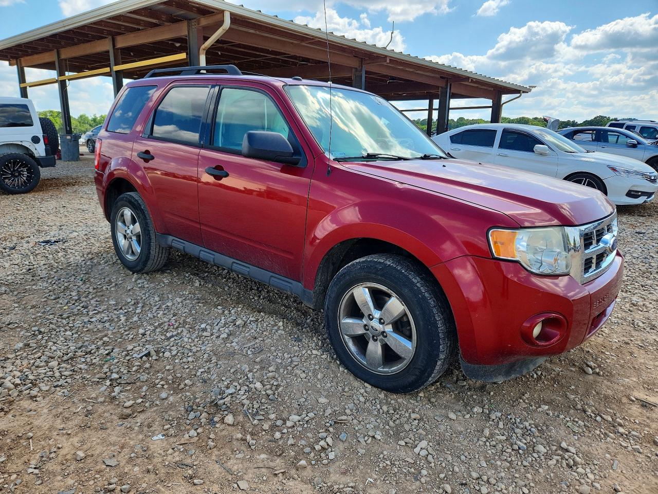 2012 Ford Escape Xlt Red vin: 1FMCU0DG7CKC13170