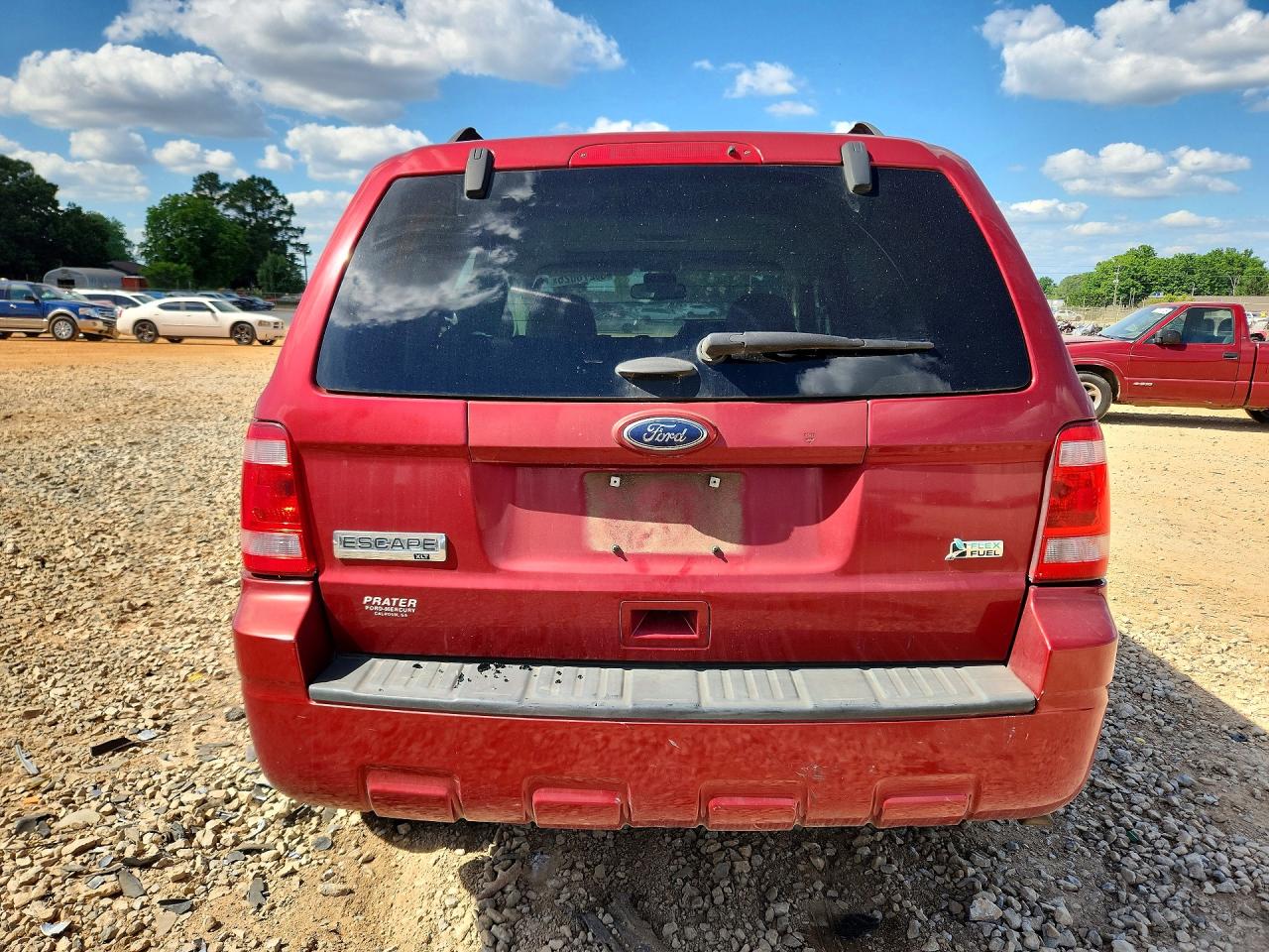 2012 Ford Escape Xlt Red vin: 1FMCU0DG7CKC13170