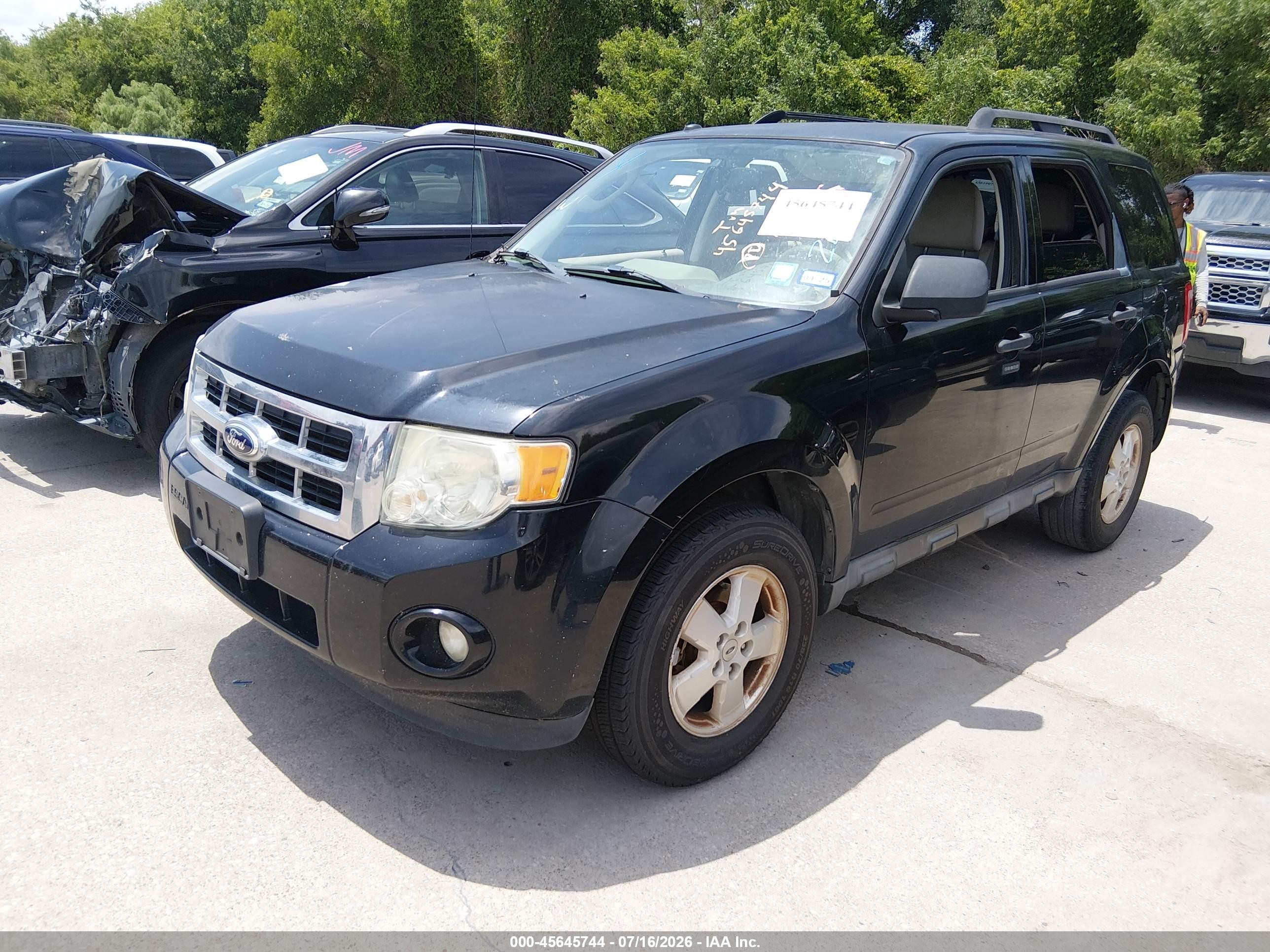 2012 Ford Escape Xlt Black vin: 1FMCU0DG7CKC81534