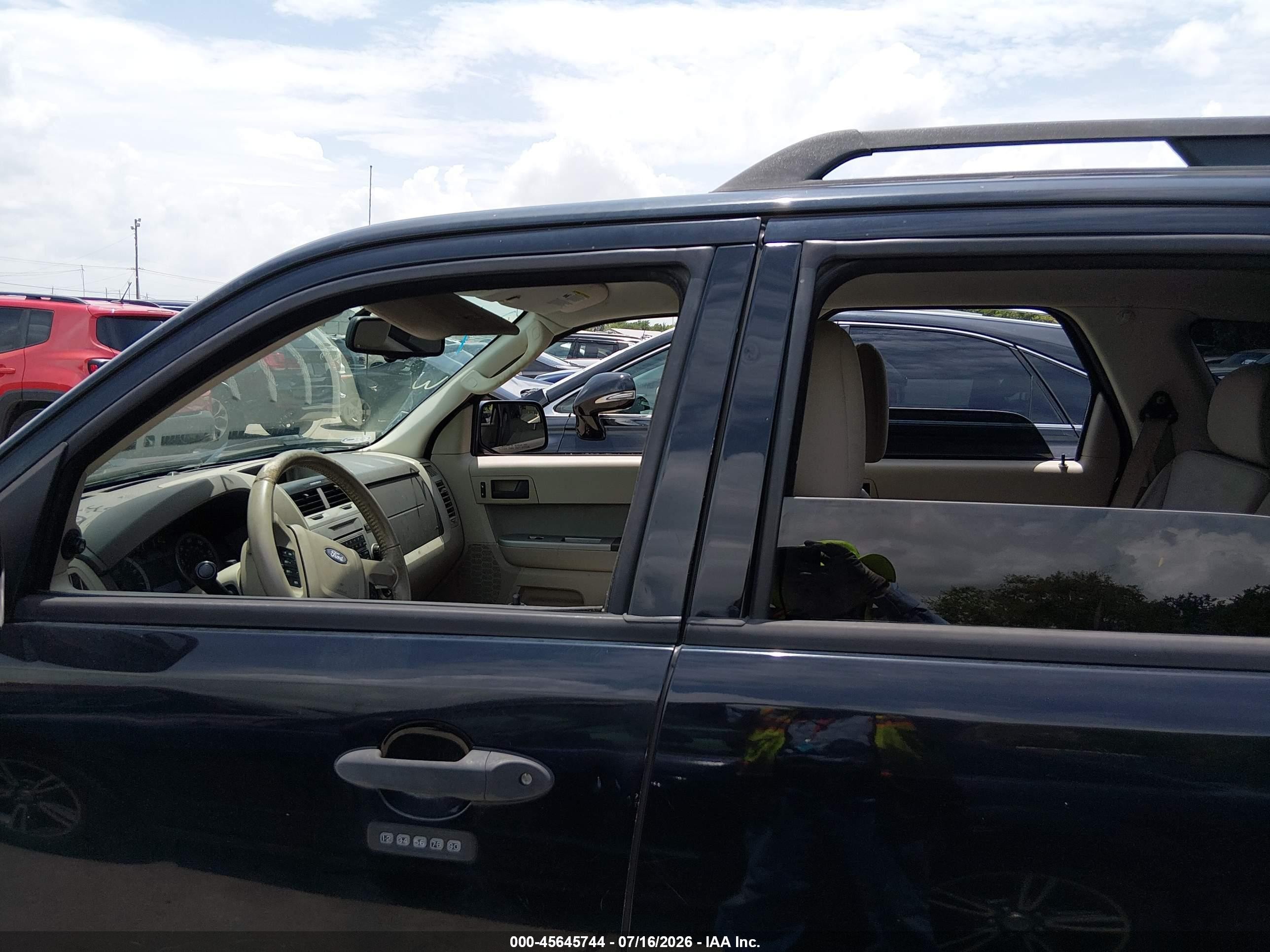 2012 Ford Escape Xlt Black vin: 1FMCU0DG7CKC81534