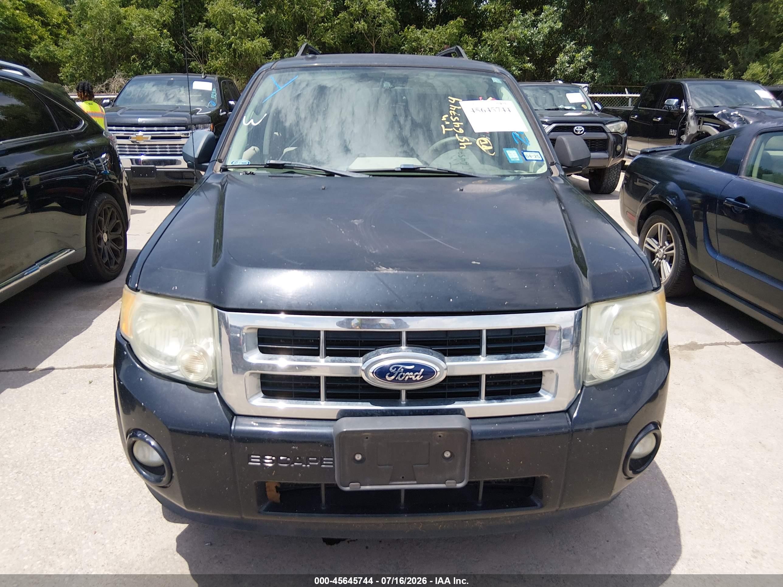 2012 Ford Escape Xlt Black vin: 1FMCU0DG7CKC81534