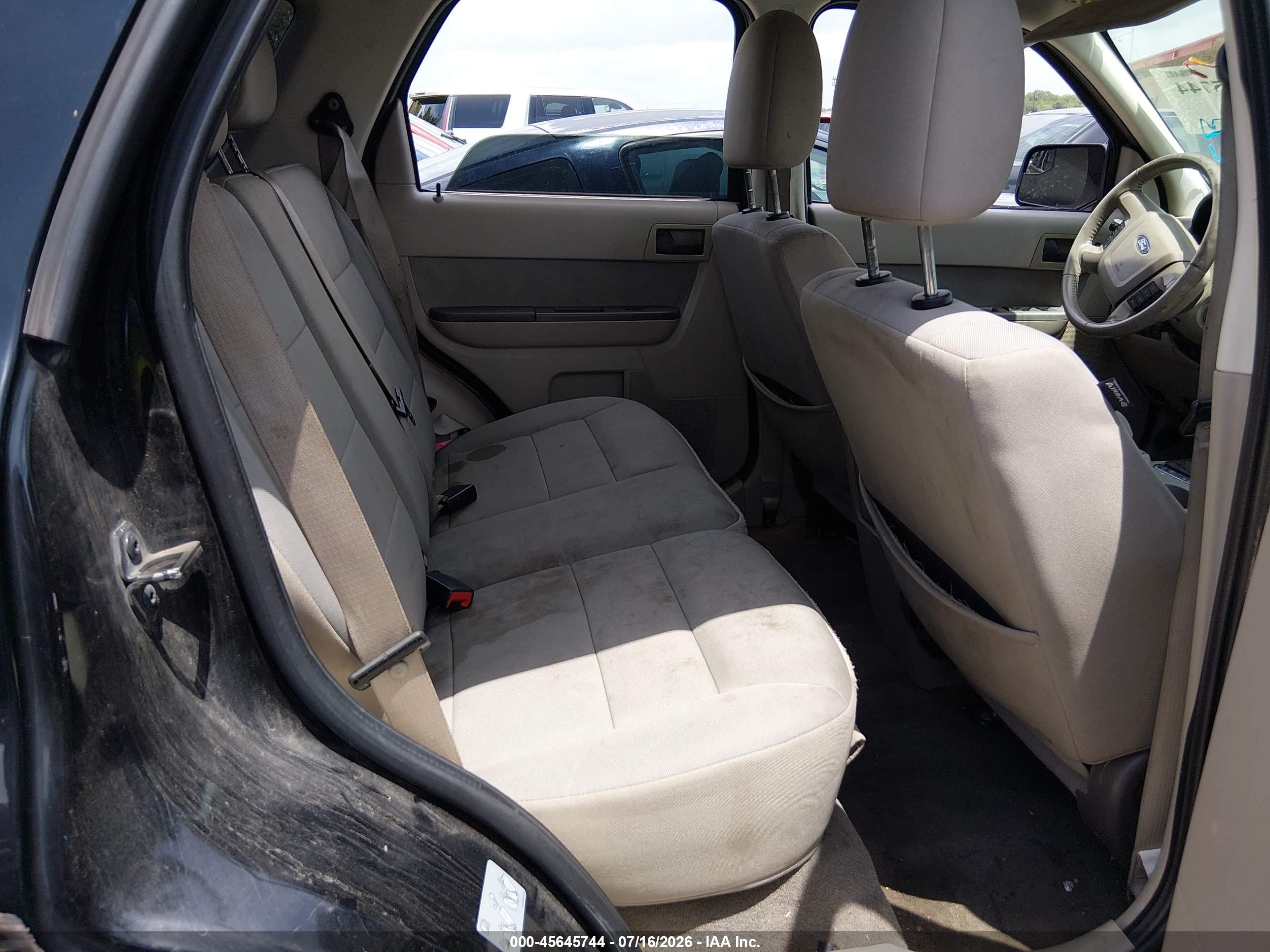 2012 Ford Escape Xlt Black vin: 1FMCU0DG7CKC81534